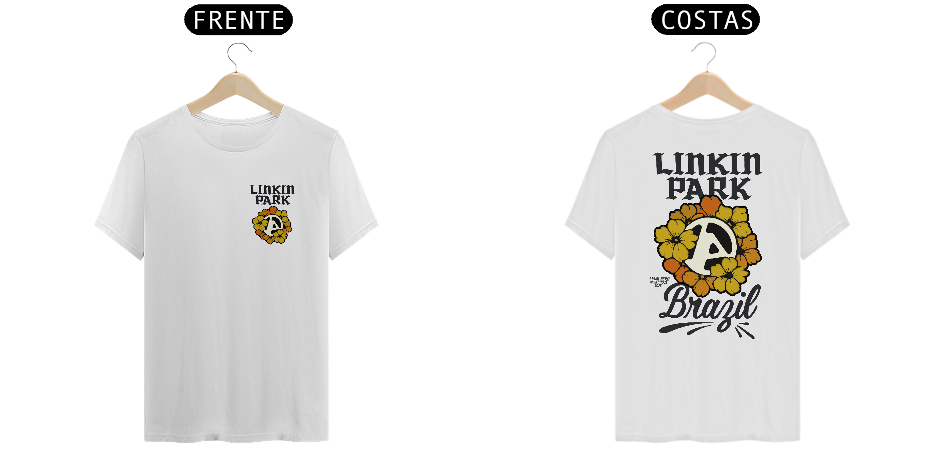 CAMISA - FROM ZERO WORLD TOUR BRAZIL | LINKIN PARK 