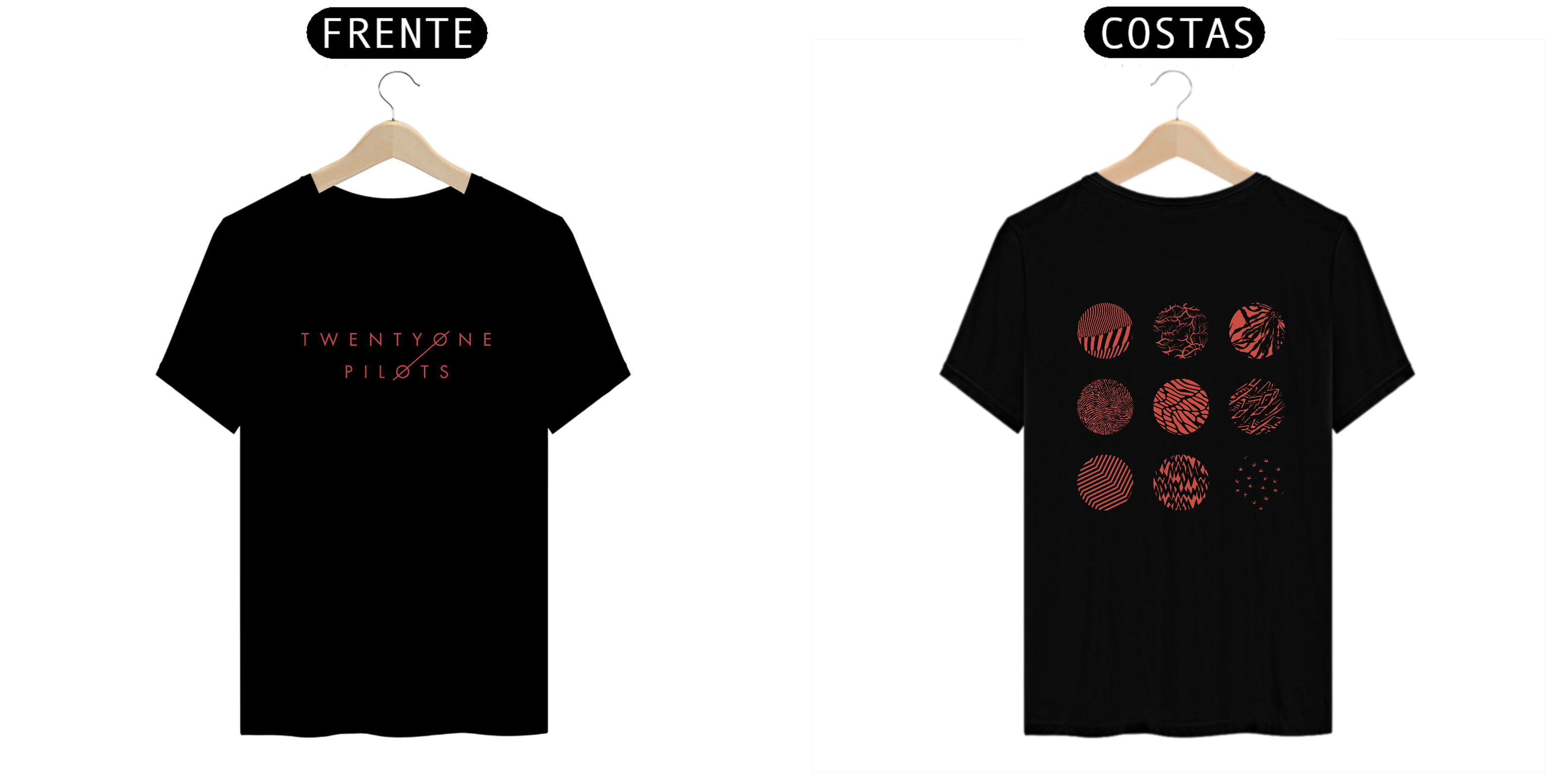 CAMISA - BLURRYFACE 10 ANOS | TWENTY ONE PILOTS
