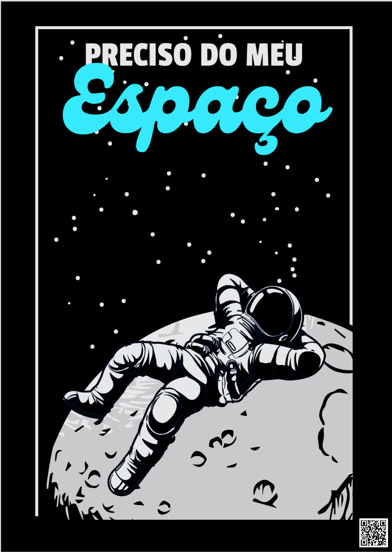 Poster Retrato Preciso do meu espaço