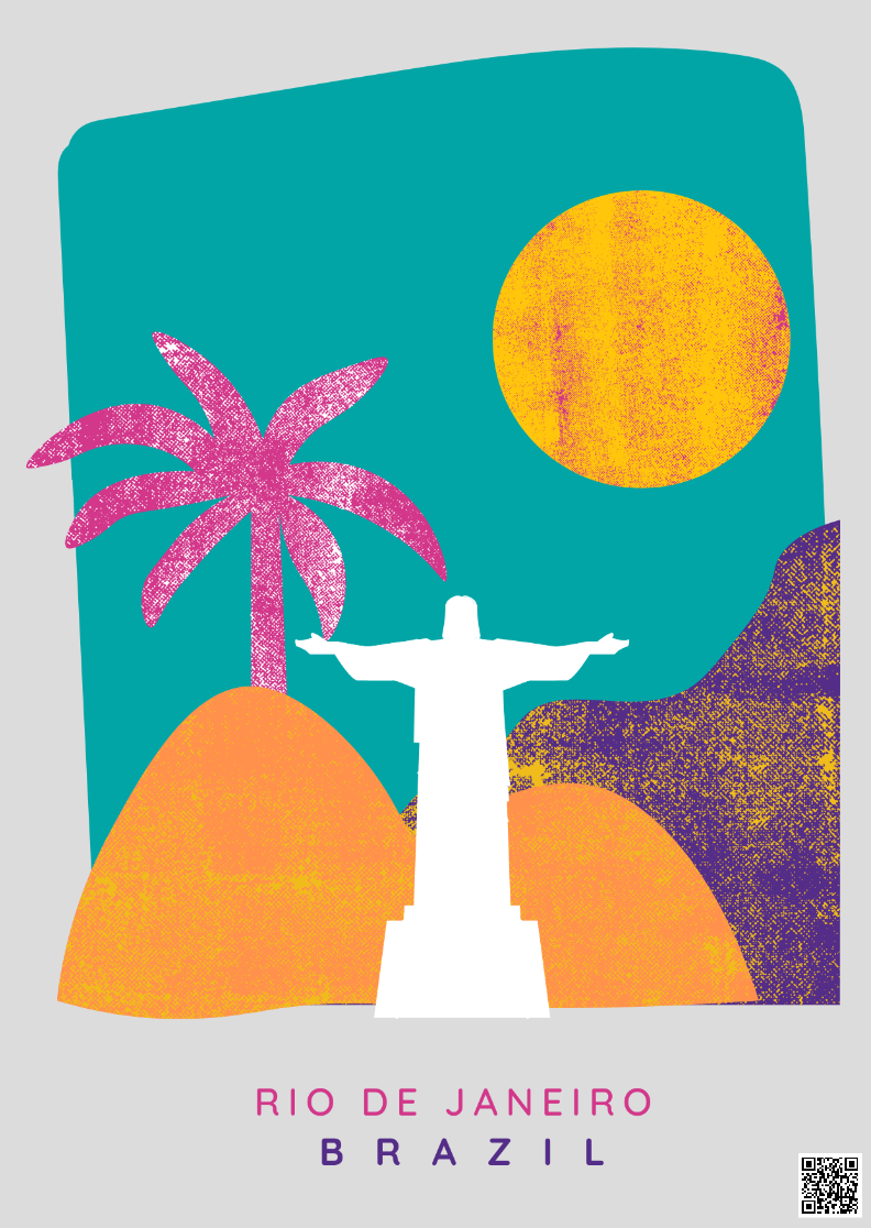 Poster Retrato Rio de Janeiro