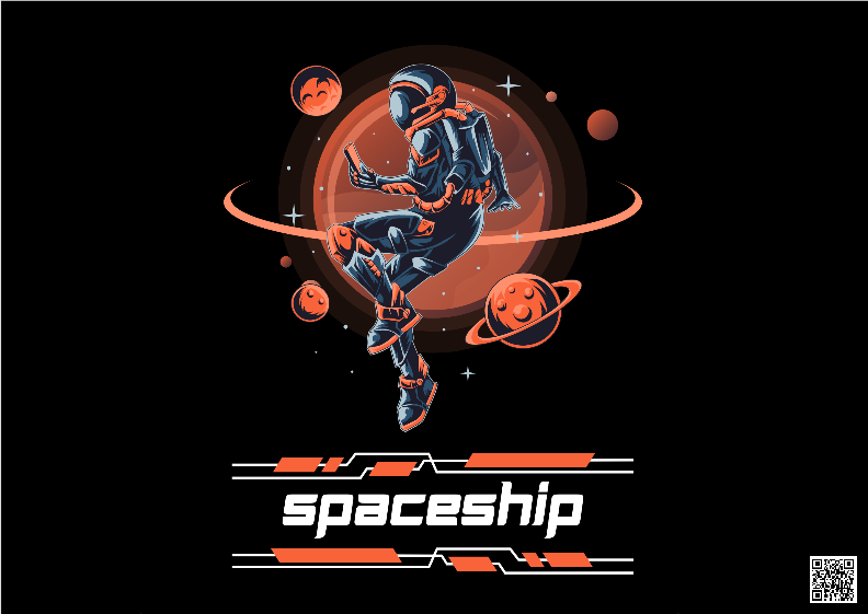 Poster Paisagem Spaceship