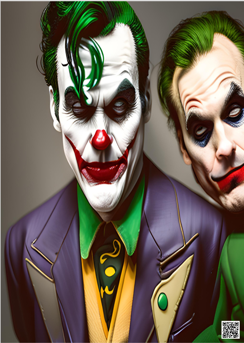 Nome do produto: Poster Retrato Coringa