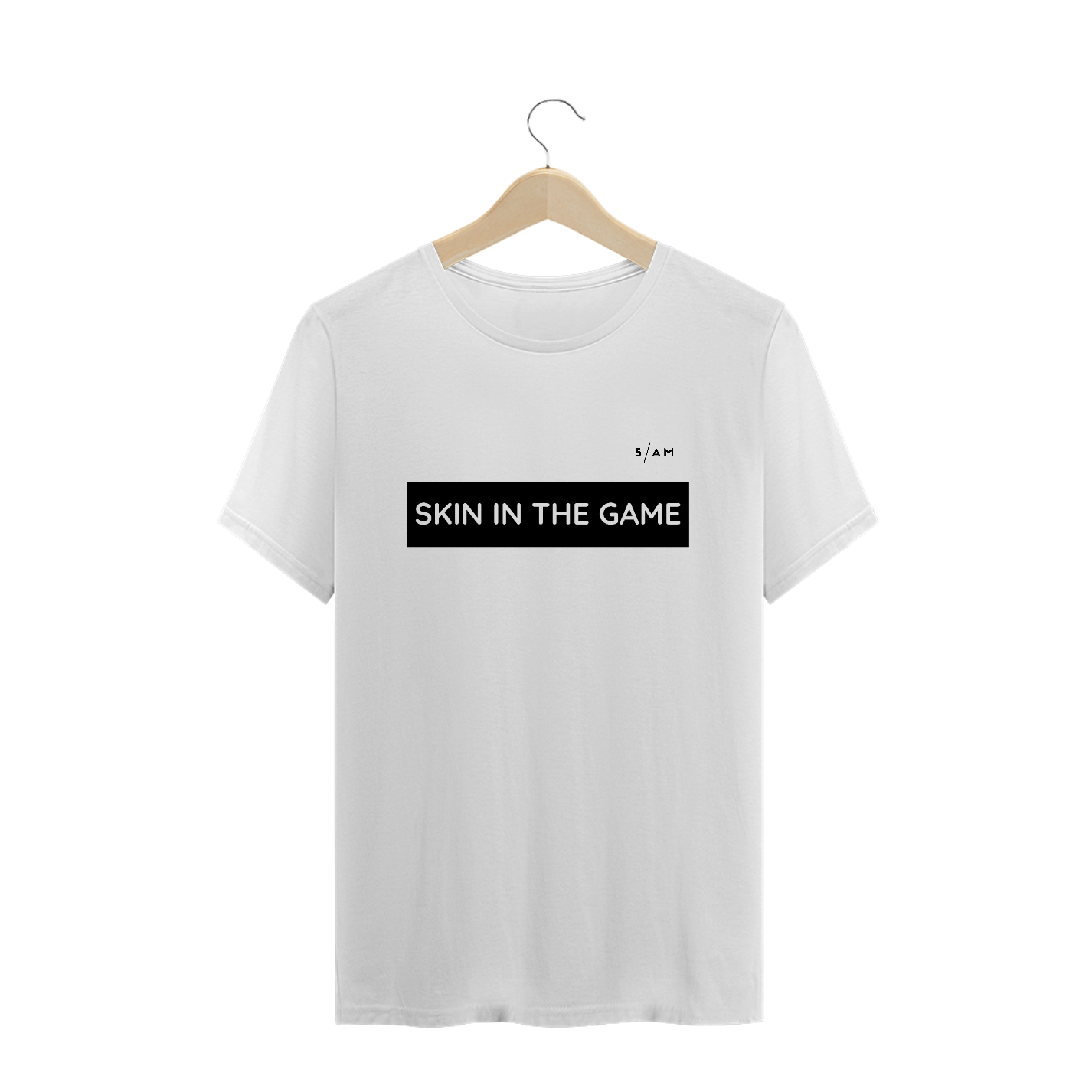 Nome do produto  Camiseta Branca SKIN IN THE GAME