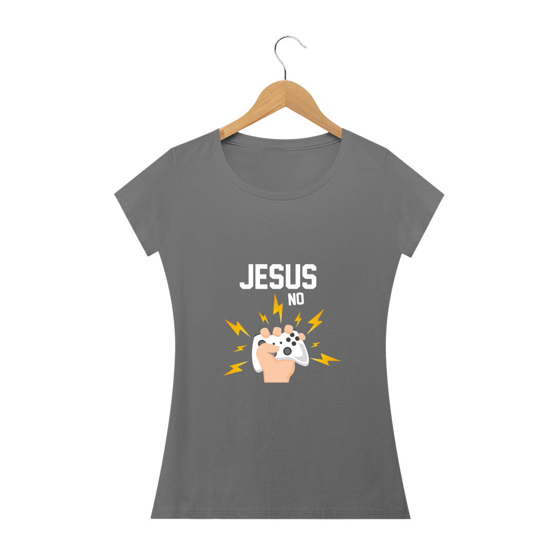 Nome do produto  Camiseta Baby Long - Jesus no Controle 
