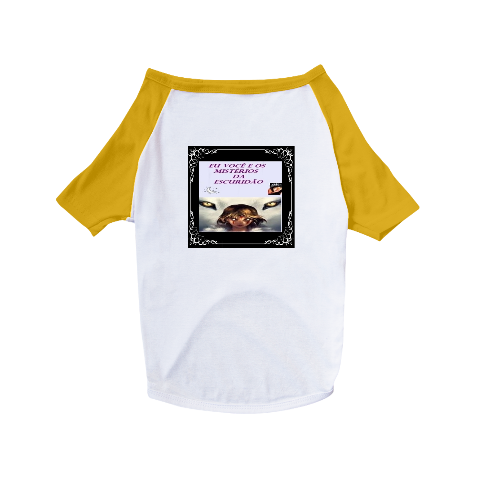 Nome do produto  CAMISETA PET LUPINA ALBINA DEIXE SEU ANIMAL DE ESTIMAÇÃO LINDO