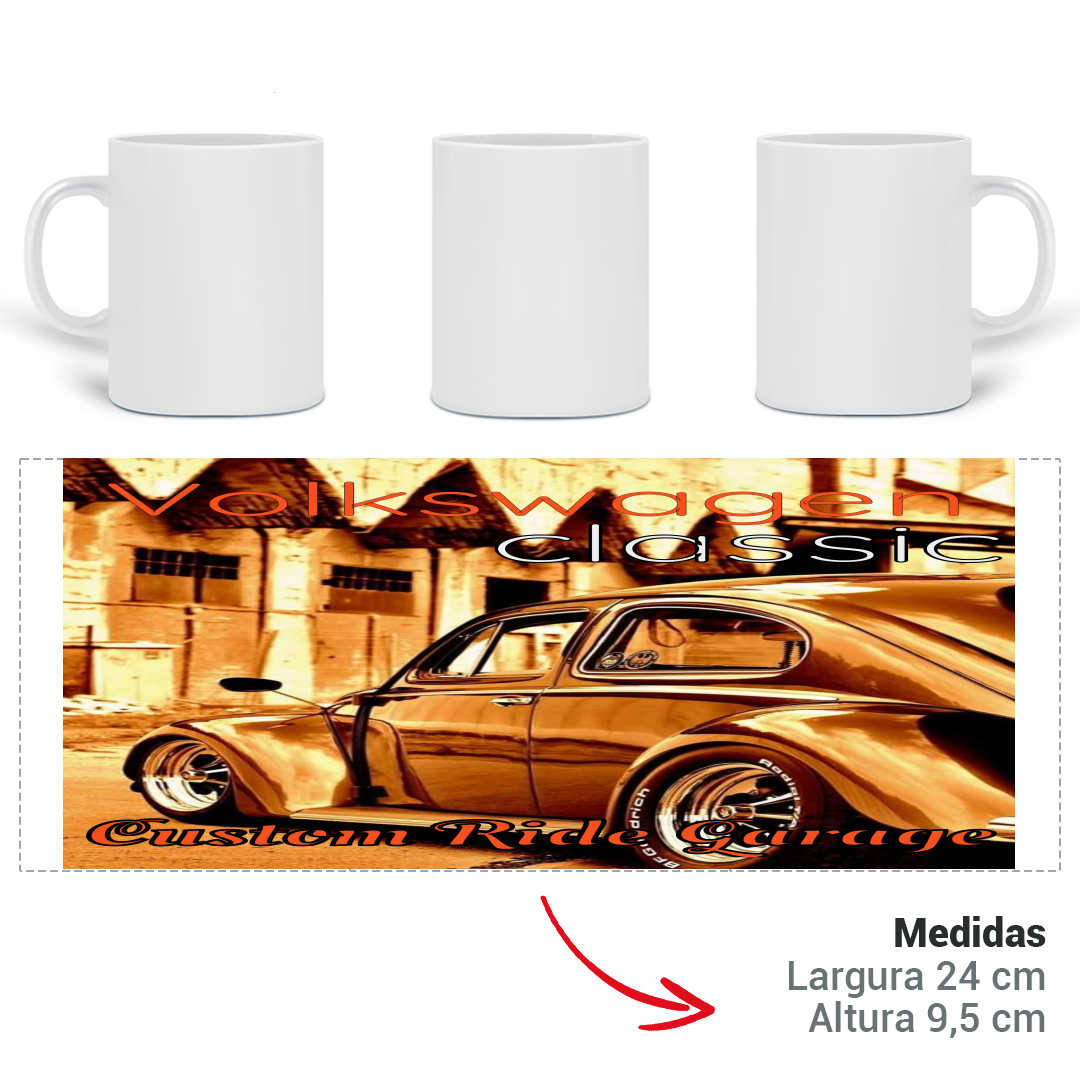 Nome do produto  caneca vw classic