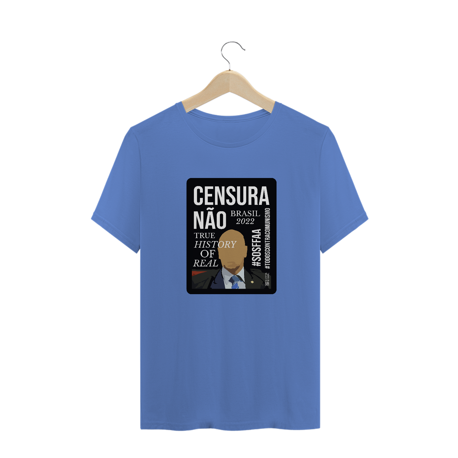 IT-1011221011 | CAMISETA TSHIRT ANTI COMUNISMO FORA DEUZU