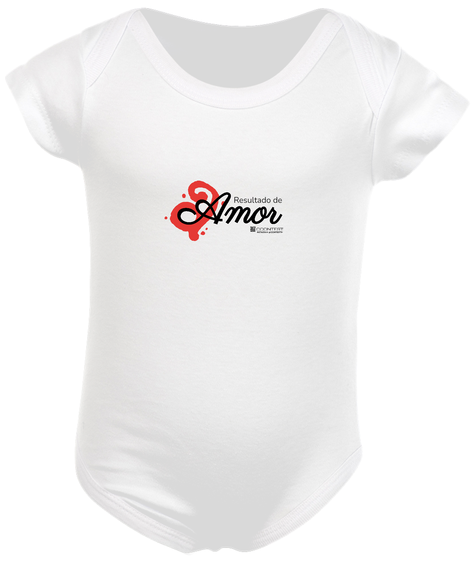 Nome do produto  0305232320 CCONTEST TM | MACAQUINHO BORE / BODY BEBÊ [ Resultado de Amor ]