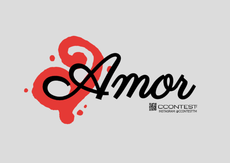 0205231829 CCONTEST TM | POSTER PAISAGEM [ PALAVRA: AMOR ]