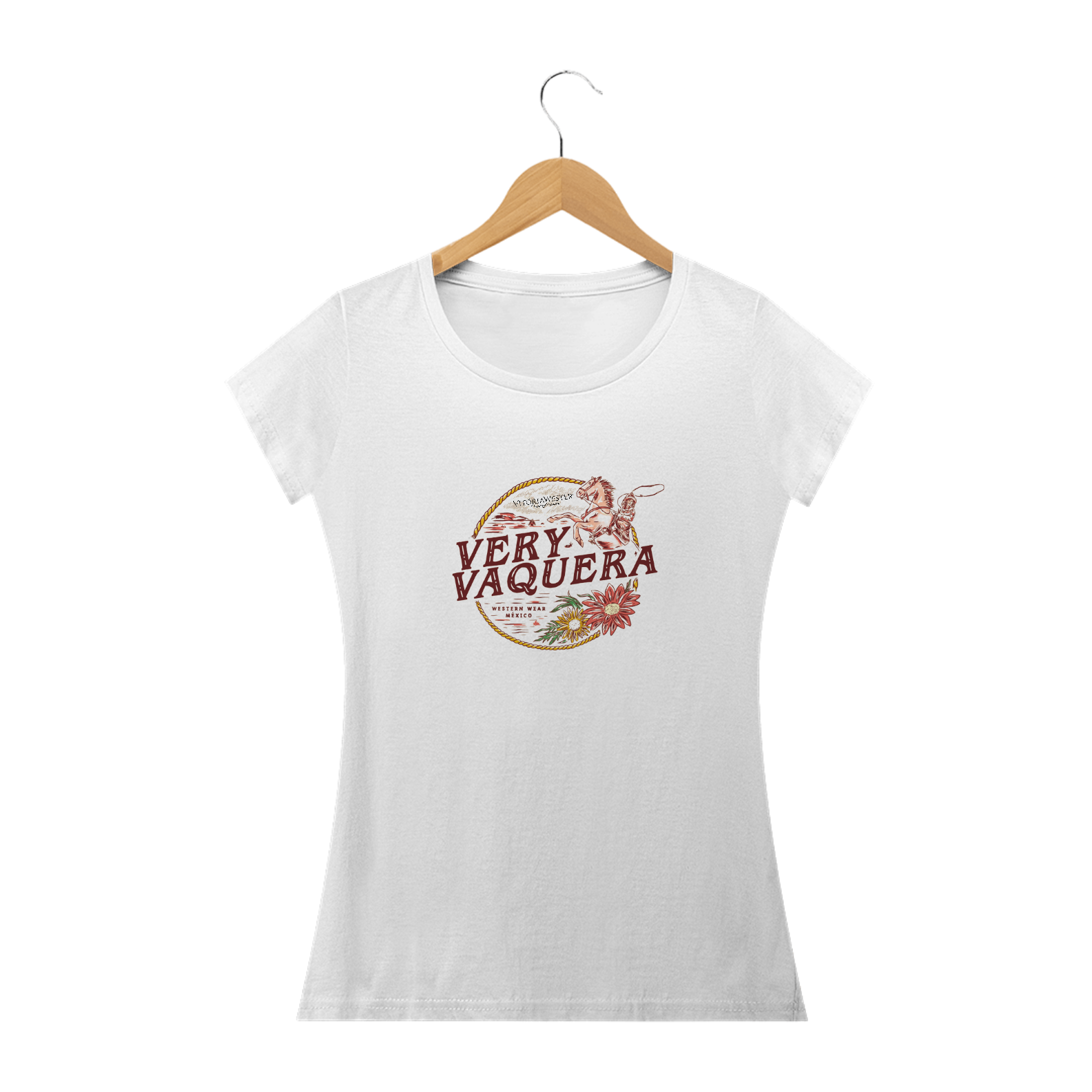 Nome do produto  0406231606 VITÓRIA WESTER  | CAMISETA TSHIRT COUNTRY RODEIO FEMININA BABY LONG [ CLASSIC ]