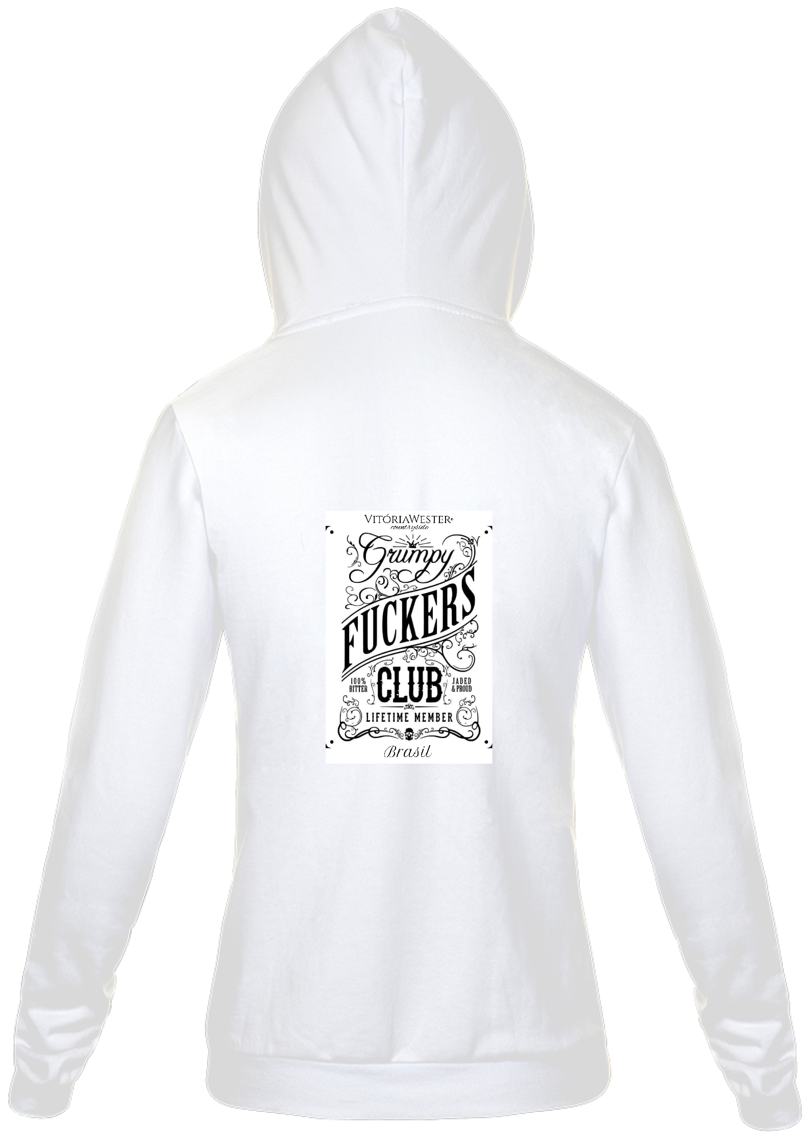 IT-1809221712-23 | VITÓRIA WESTER® | MOLETON COUNTRY BLUSA FRIO C/ Zíper Capuz UNISSEX