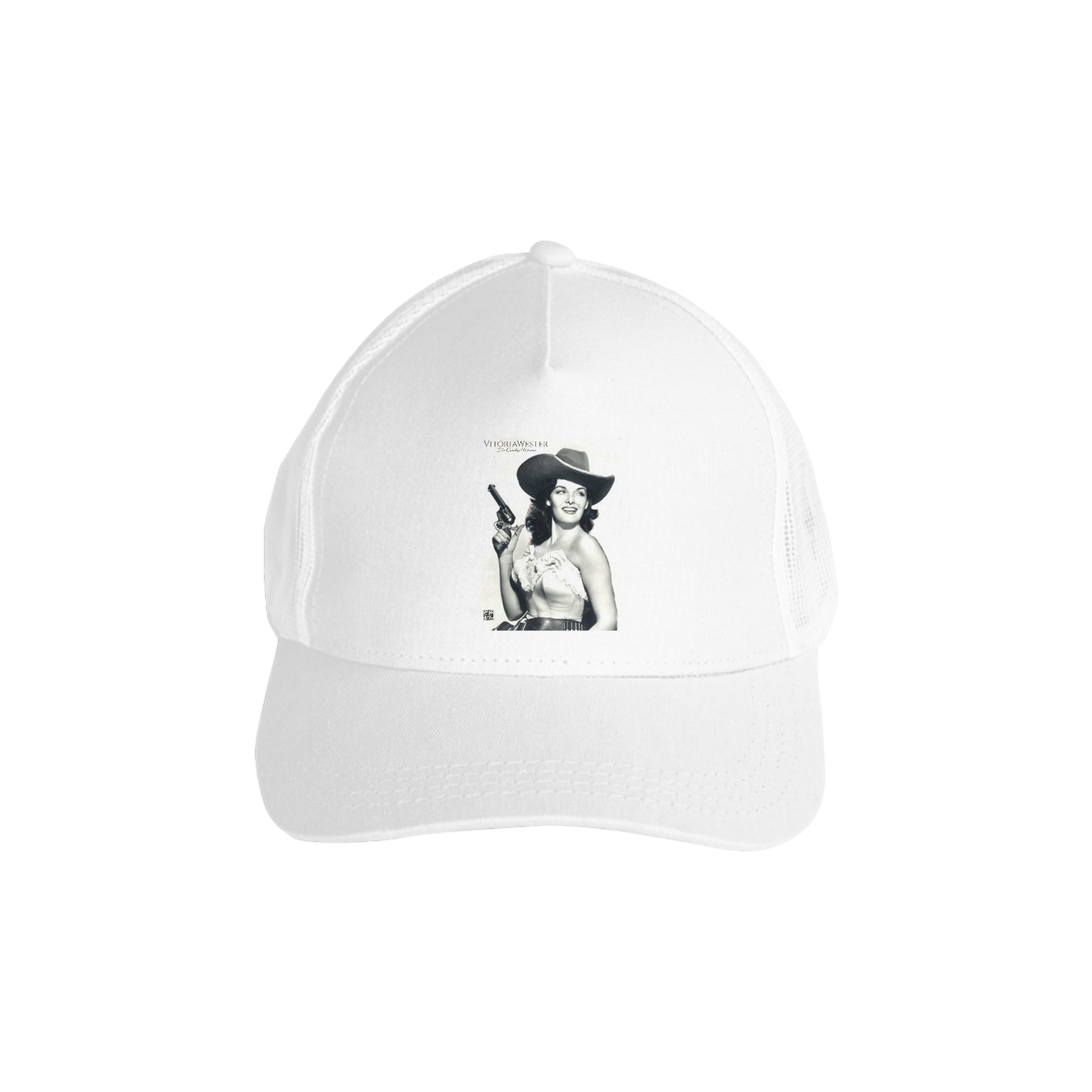 10016 VITÓRIA WESTER ® | BONÉ COUNTRY RODEIO [ AMERICANO COM TELA ]