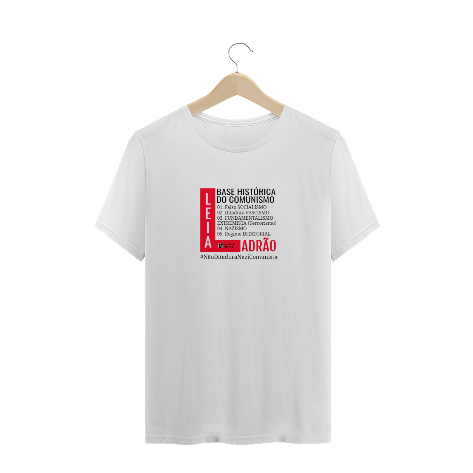 Nome do produto  IT-1411221712 | CAMISETA TSHIRT ANTI COMUNISMO HISTÓRIA