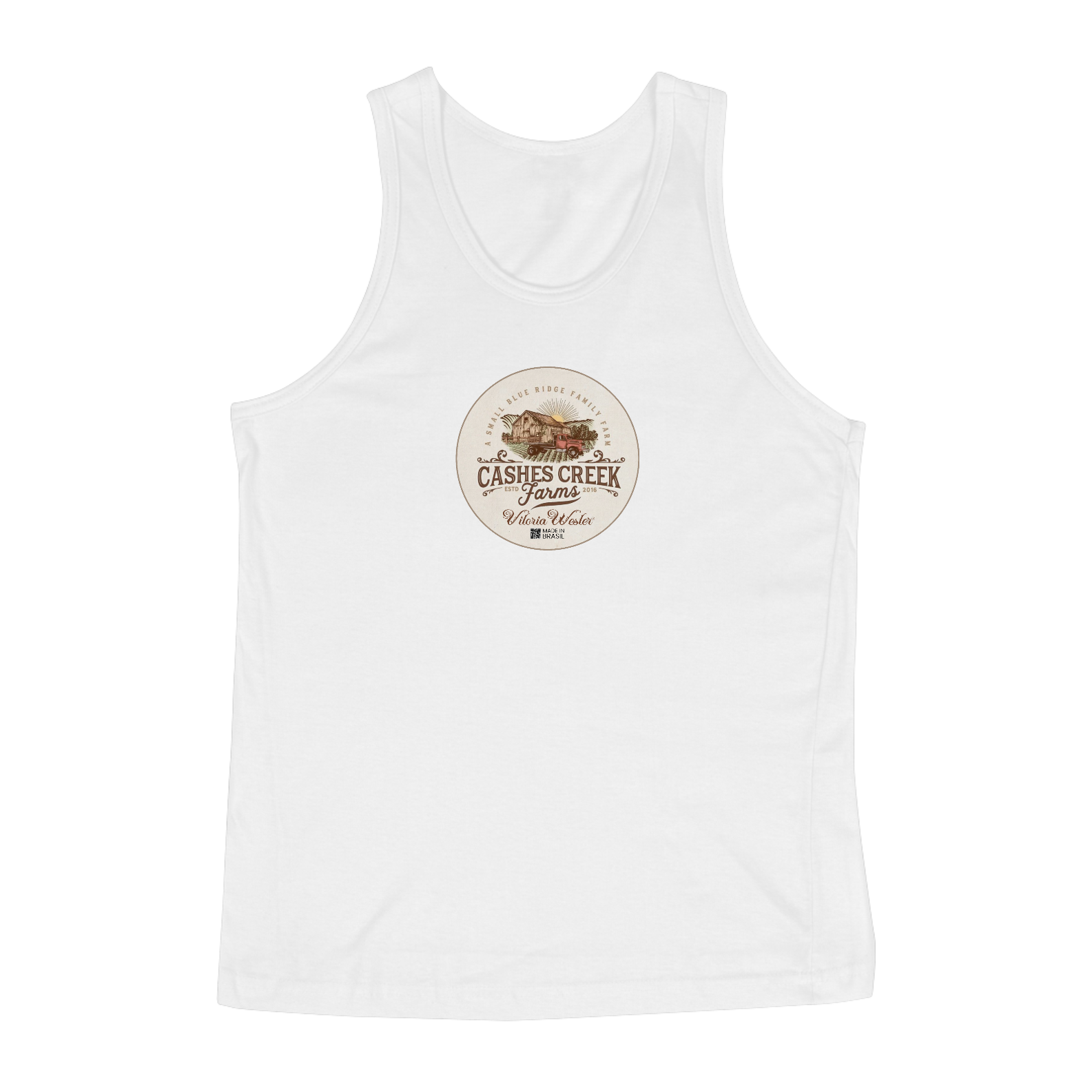 Nome do produto  20231941 VITÓRIA WESTER ® | CAMISETA COUNTRY REGATA CLASSIC