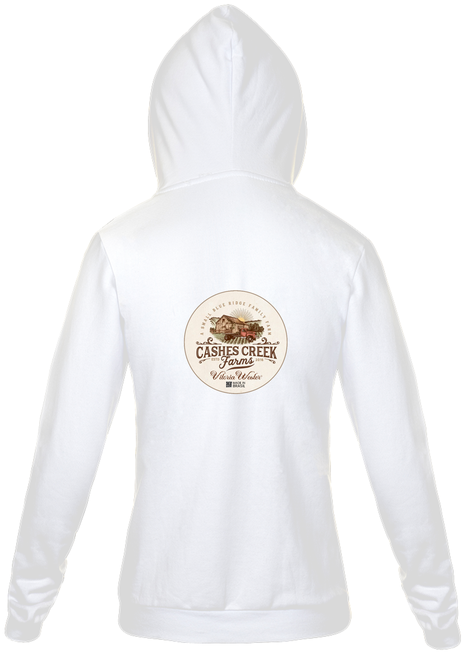 Nome do produto: 20232000 VITÓRIA WESTER® | MOLETON COUNTRY BLUSA FRIO C/ Zíper Capuz UNISSEX