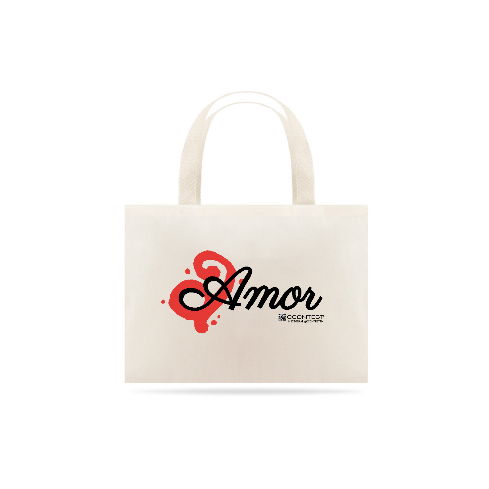 Nome do produto  0205231755 CCONTEST TM | BOLSA SACOLA ECOBAG ECOLÓGICA AMOR