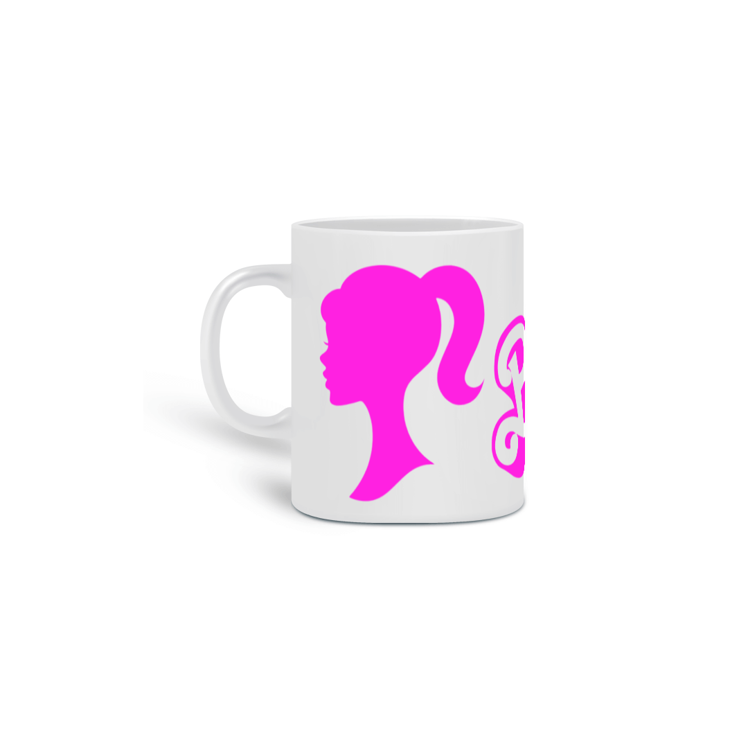 Nome do produto  3107232233 CCONTEST ® | CANECA PORCELANA LOG BARBIE NOME