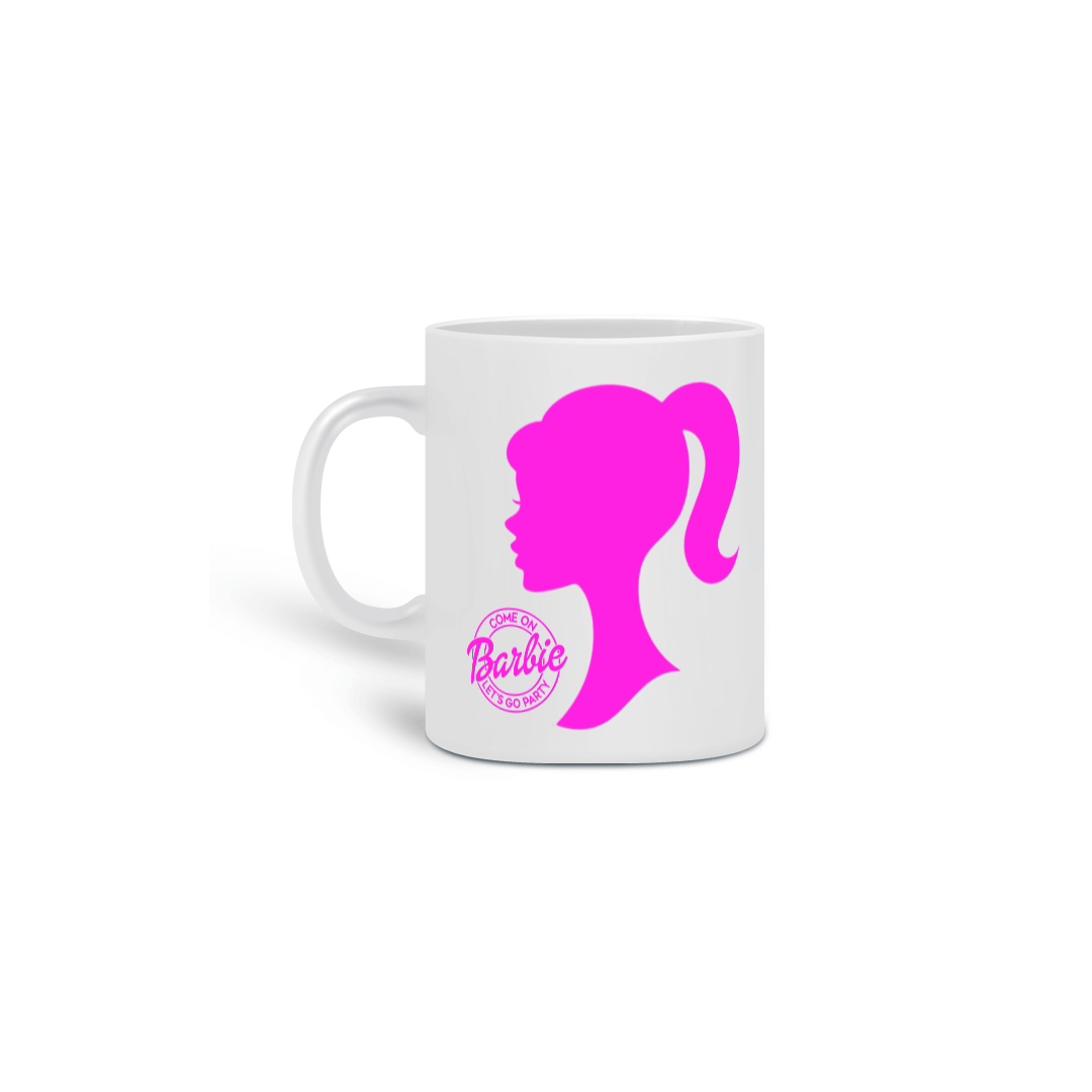 3107232234 CCONTEST ® | CANECA PORCELANA LOG BARBIE PARTY