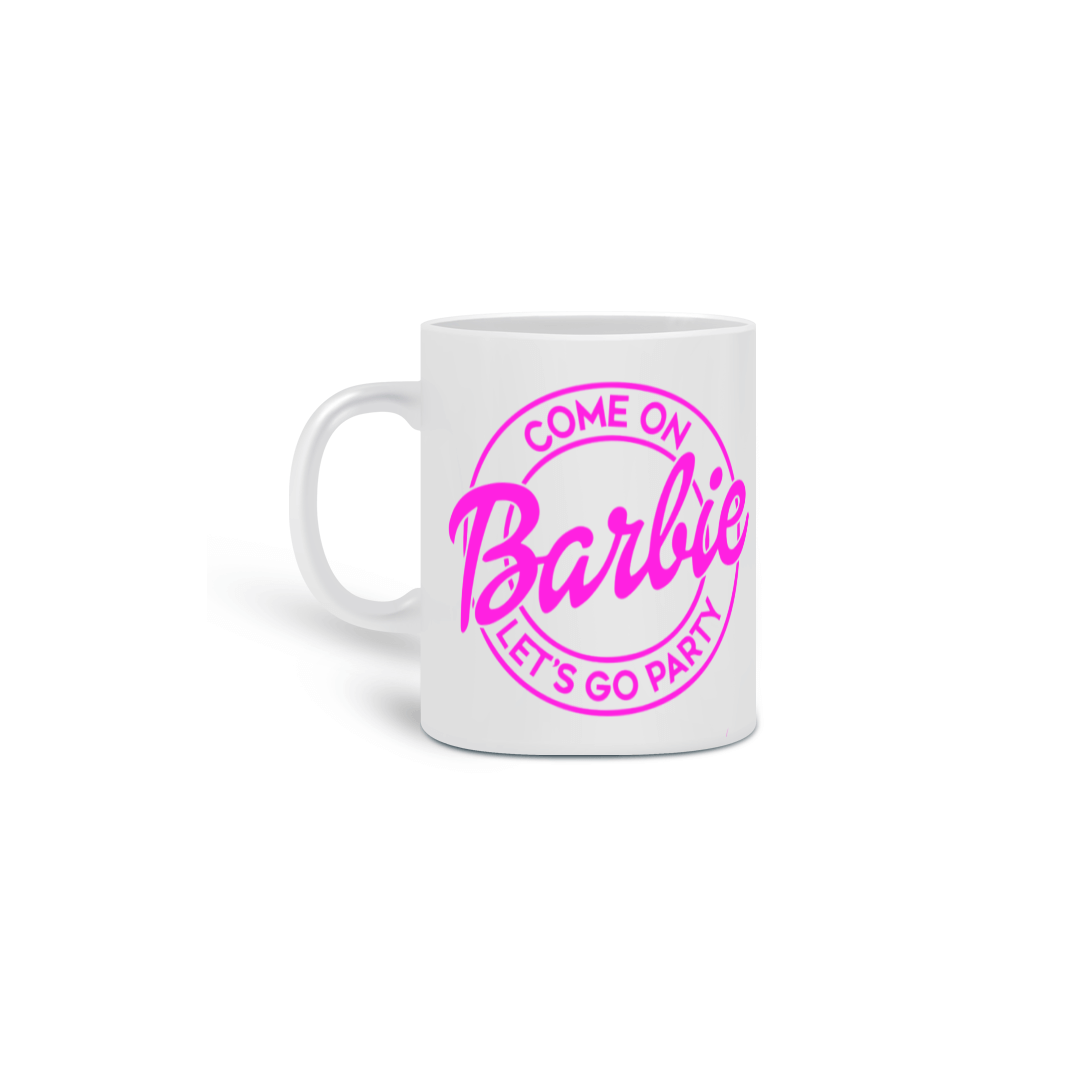 Nome do produto  3107232235 CCONTEST ® | CANECA PORCELANA BARBIE PARTY