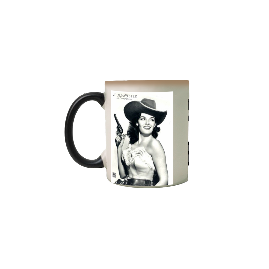 Nome do produto  10010 VITÓRIA WESTER ® | CANECA MÁGICA CERÂMICA COUNTRY RODEIO