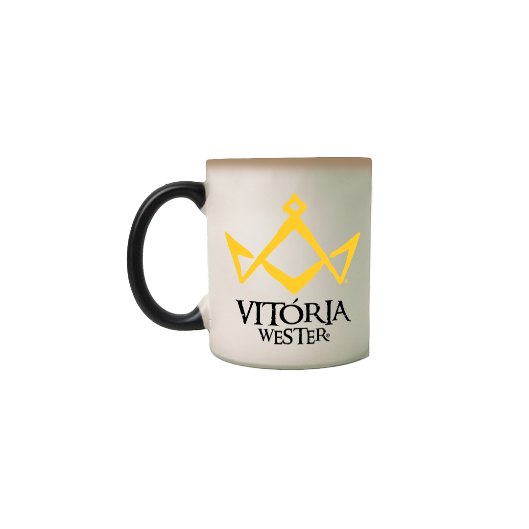 Nome do produto  10008 VITÓRIA WESTER ® | CANECA MÁGICA CERÂMICA COUNTRY RODEIO