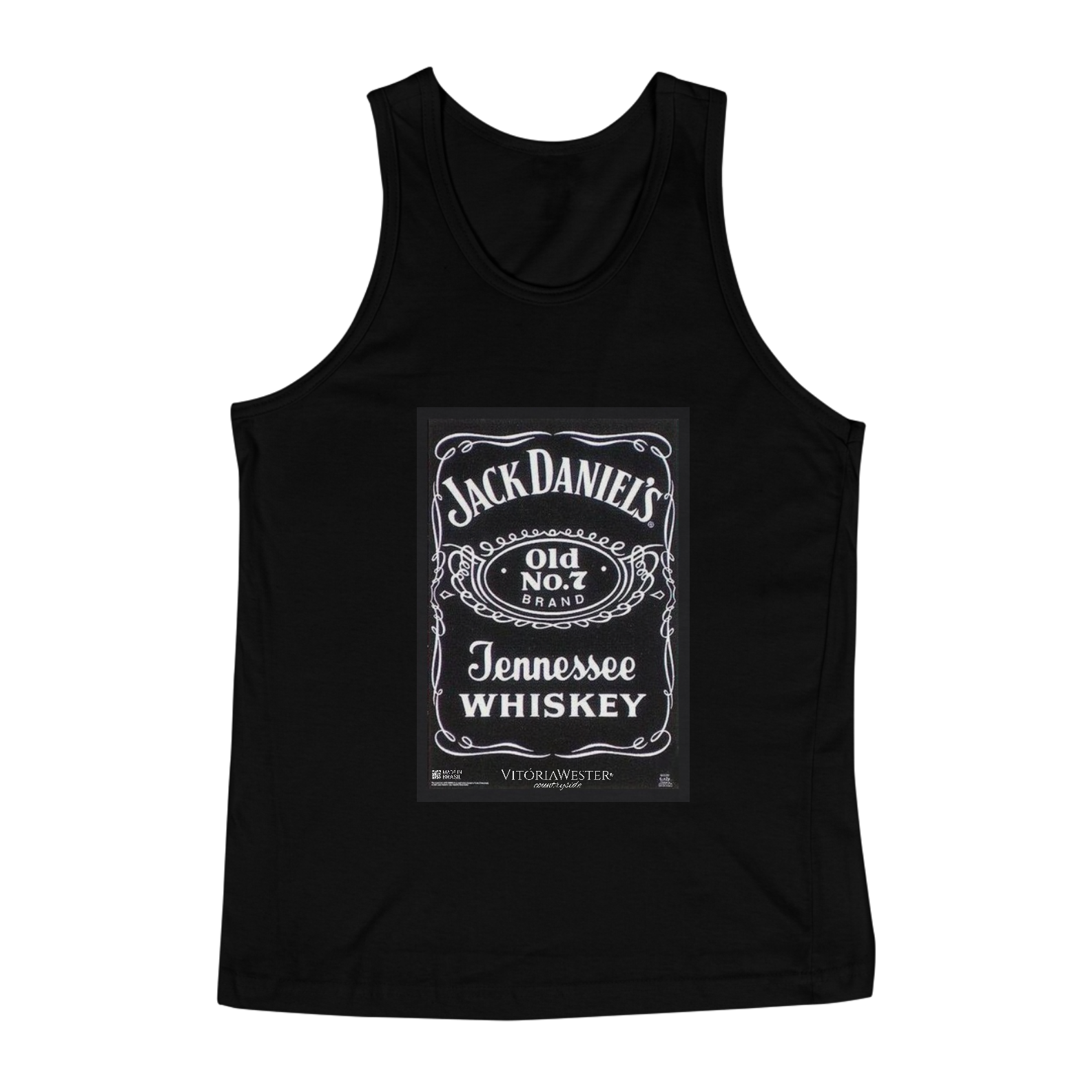 0301241015 VITÓRIA WESTER® | CAMISETA TSHIRT REGATA [ SEM MANGA ] MASCULINA | PADRÃO [ X ]