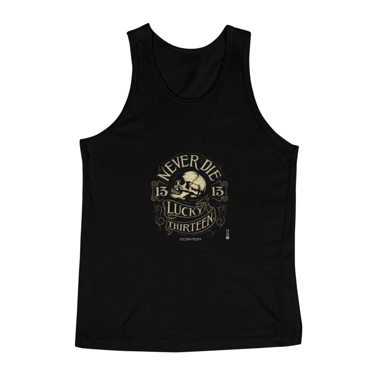 0301241036 CCONTEST® | CAMISETA TSHIRT REGATA [ SEM MANGA ] MASCULINA | PADRÃO [ X ]