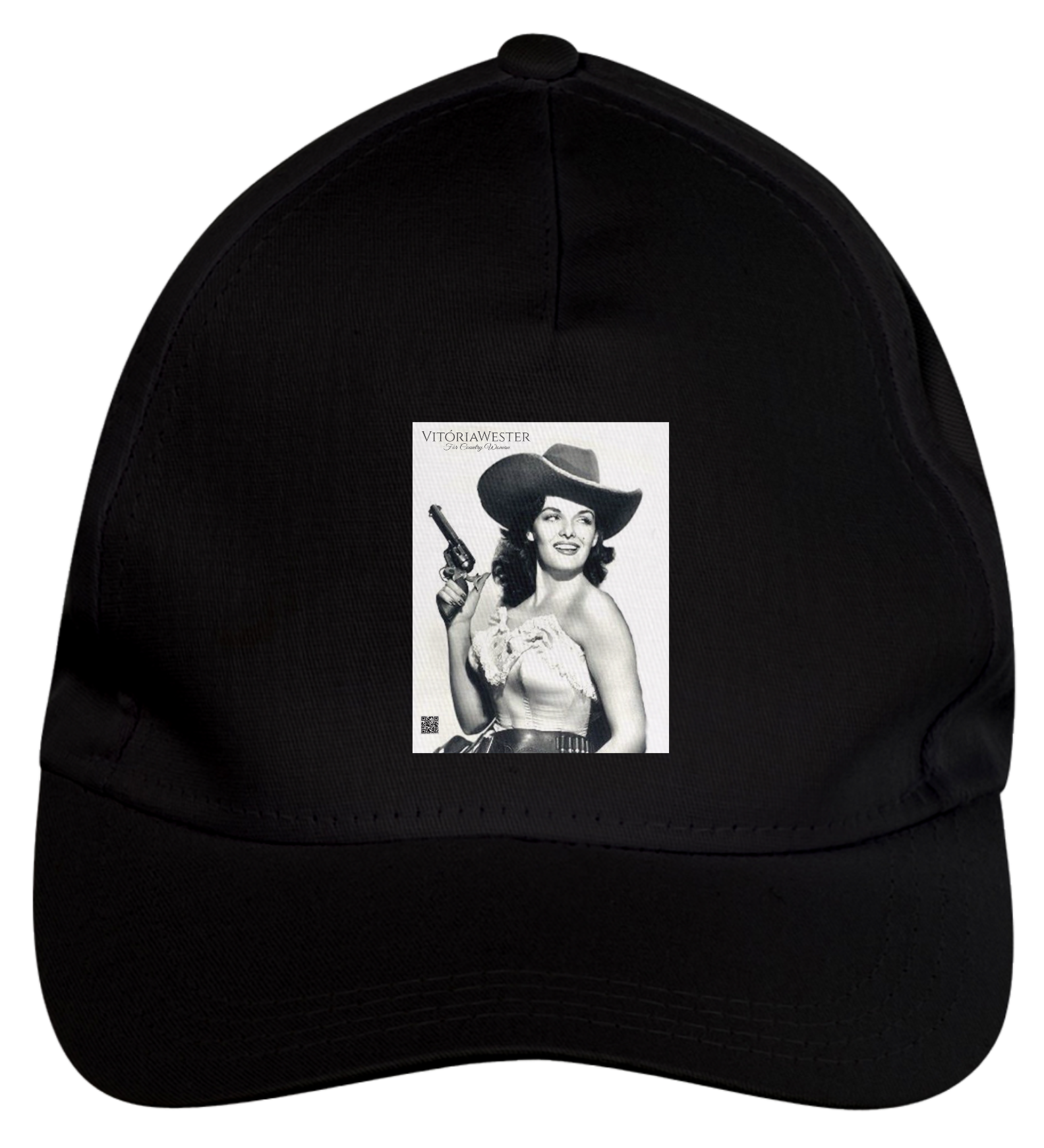 10021 VITÓRIA WESTER ® | BONÉ COUNTRY RODEIO [ BRIM ]