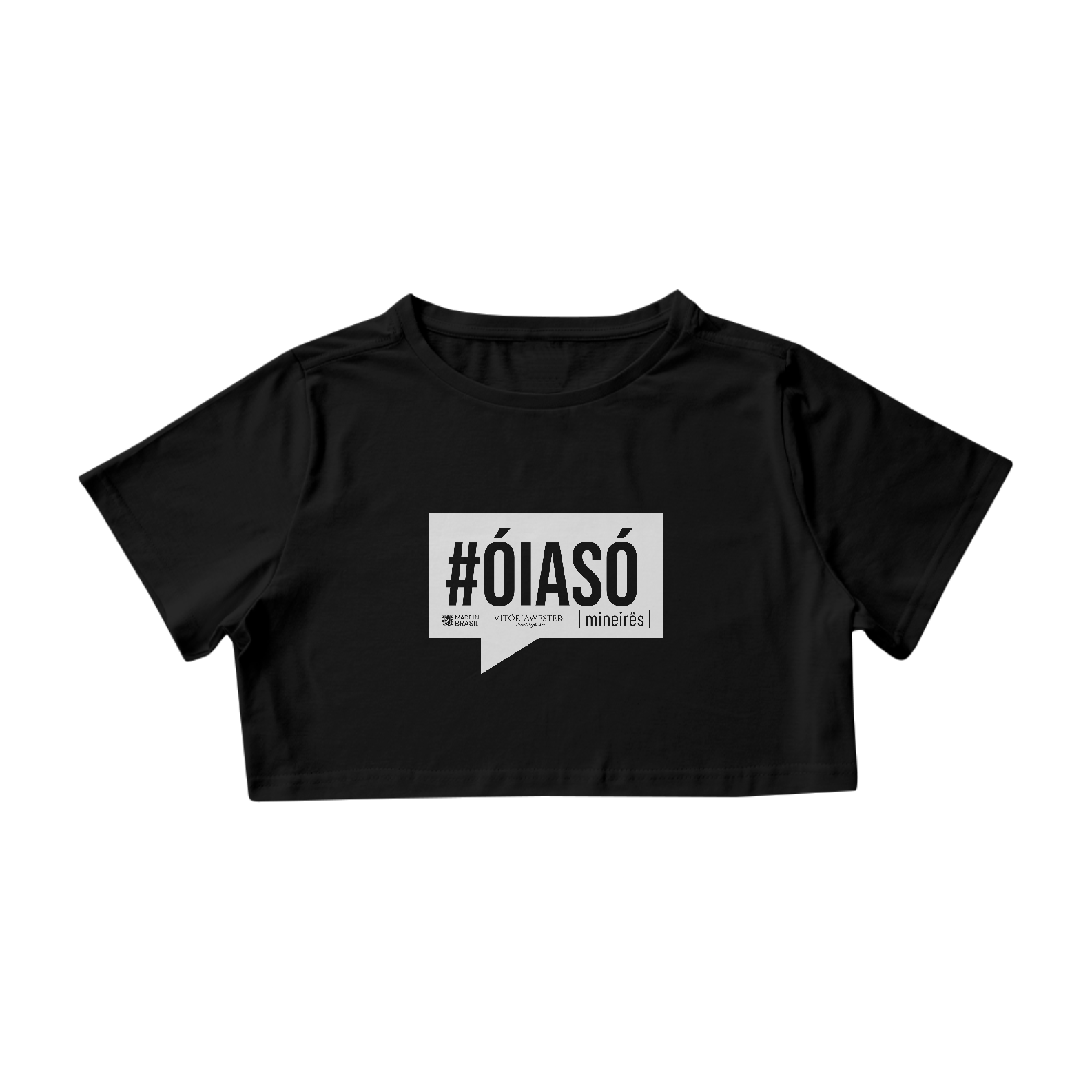 Nome do produto  IT-0711222215 | VITÓRIA WESTER® | CAMISETA COUNTRY T-SHIRT Cropped FEMININA MINEIRO MINEIRÊS