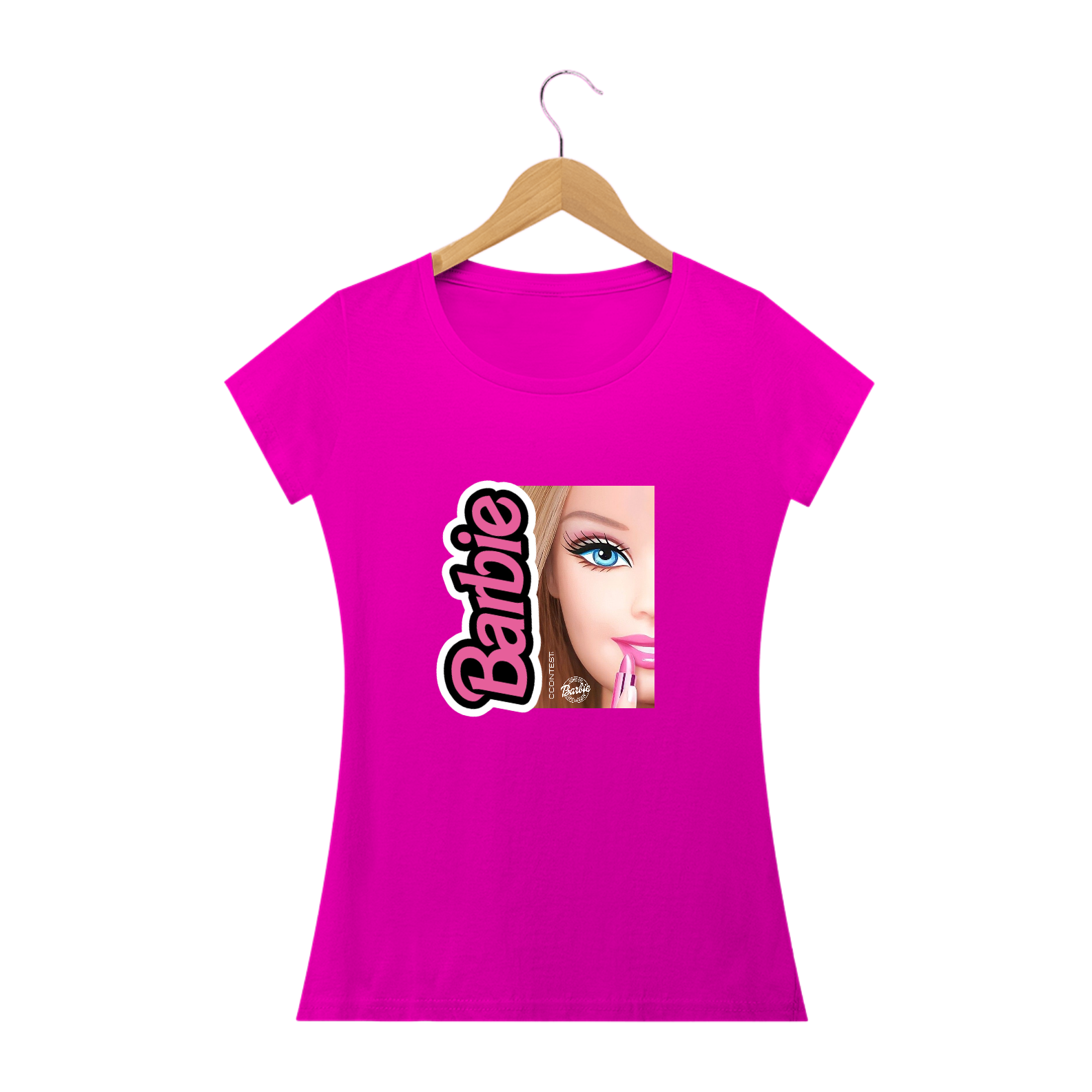 Nome do produto  3107232264 CCONTEST ® | CAMISETA FEMININA BABY LOOK [ BABYLONG QUALITY ] BARBIE