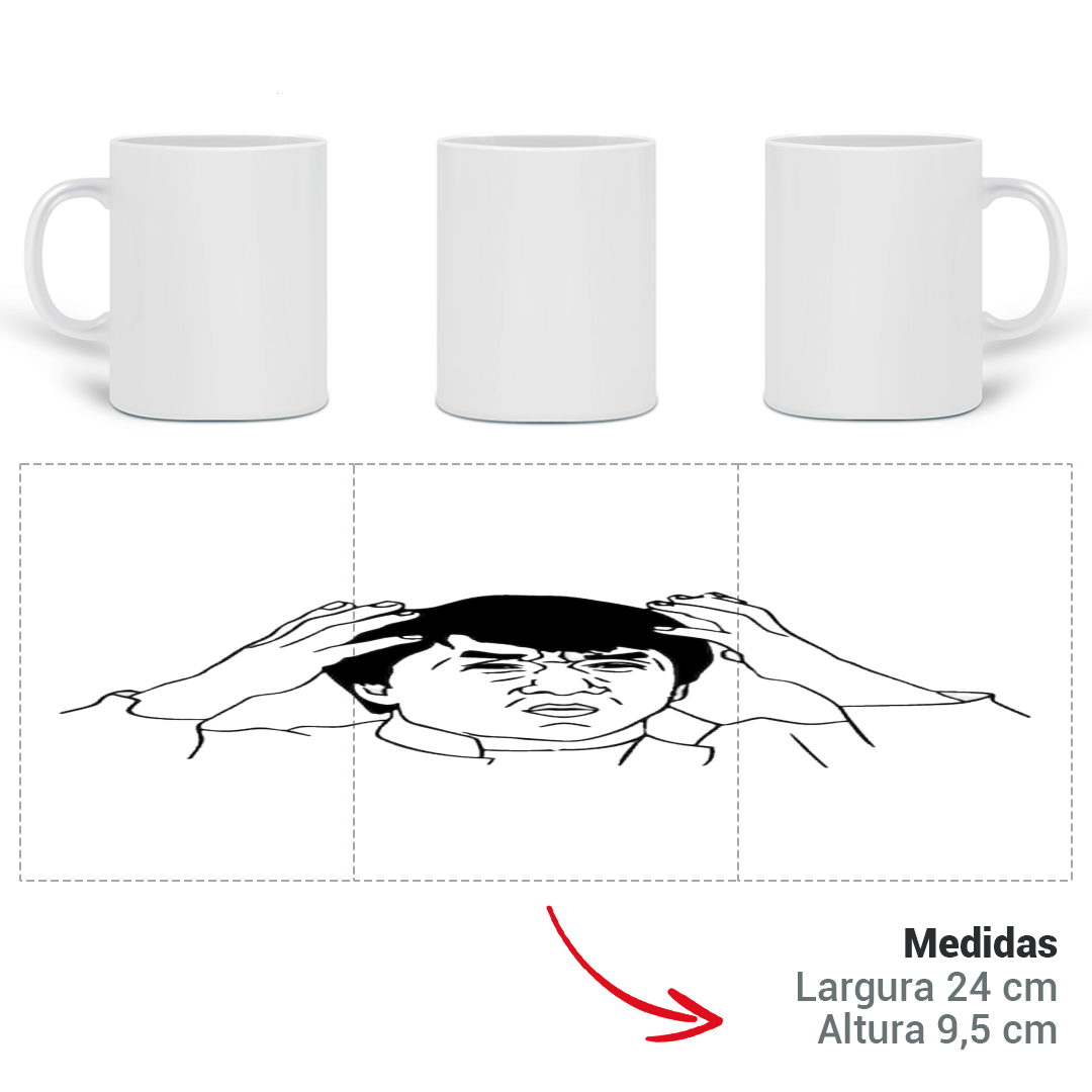 Nome do produto  Caneca Jackie chan