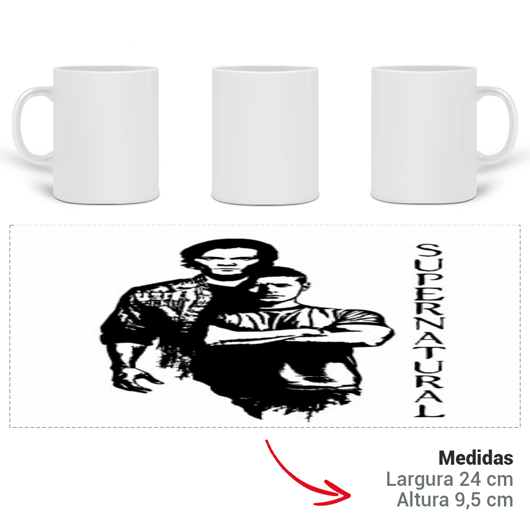 Nome do produto  Caneca Supernatural