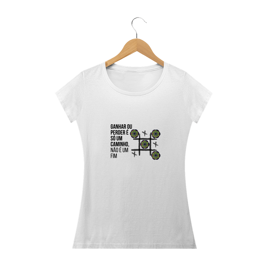 Camiseta Baby ganhar ou perder Branca