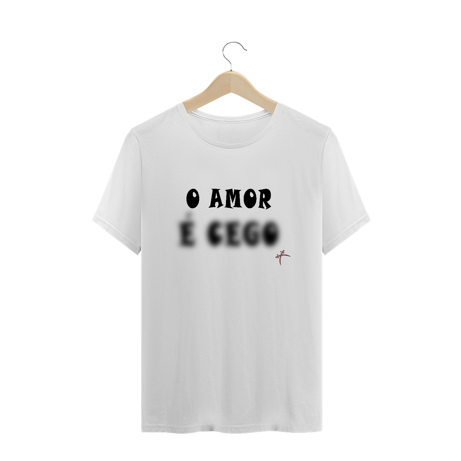 Nome do produto  CAMISETA O AMOR É CEGO