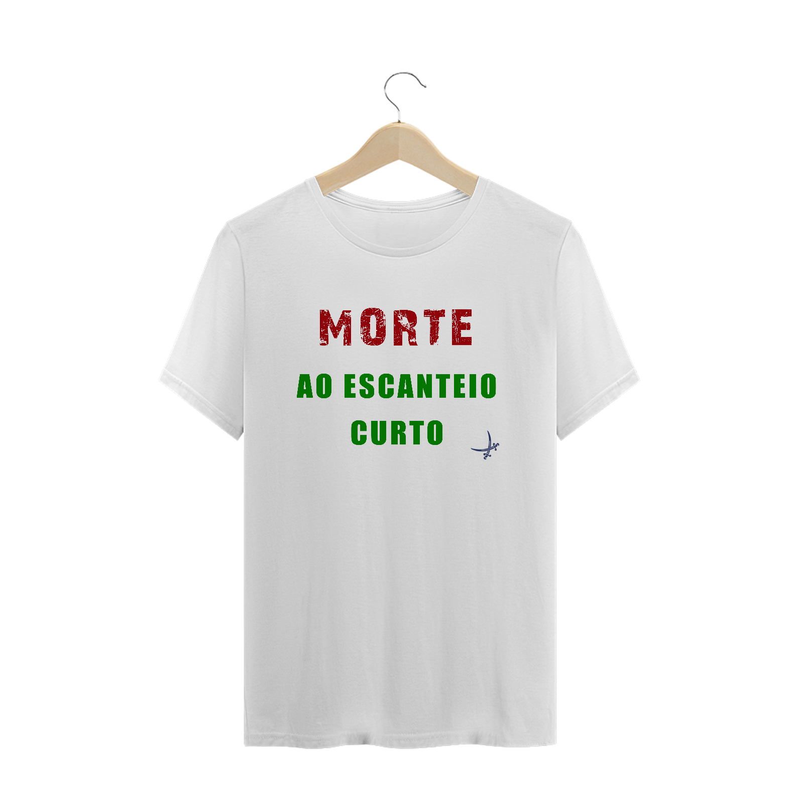 Nome do produto  CAMISETA MORTE AO ESCANTEIO CURTO