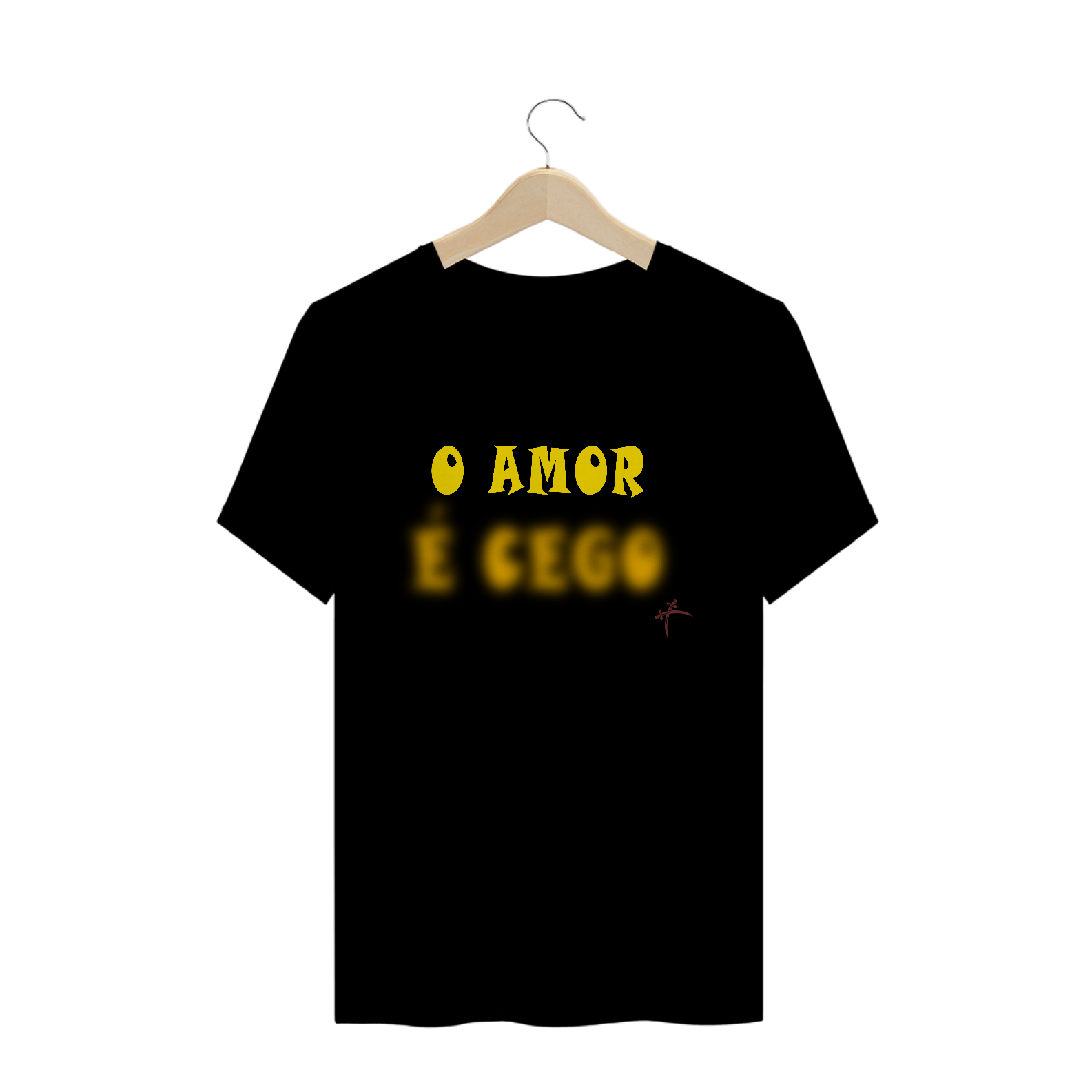 Nome do produto  CAMISETA O AMOR É CEGO