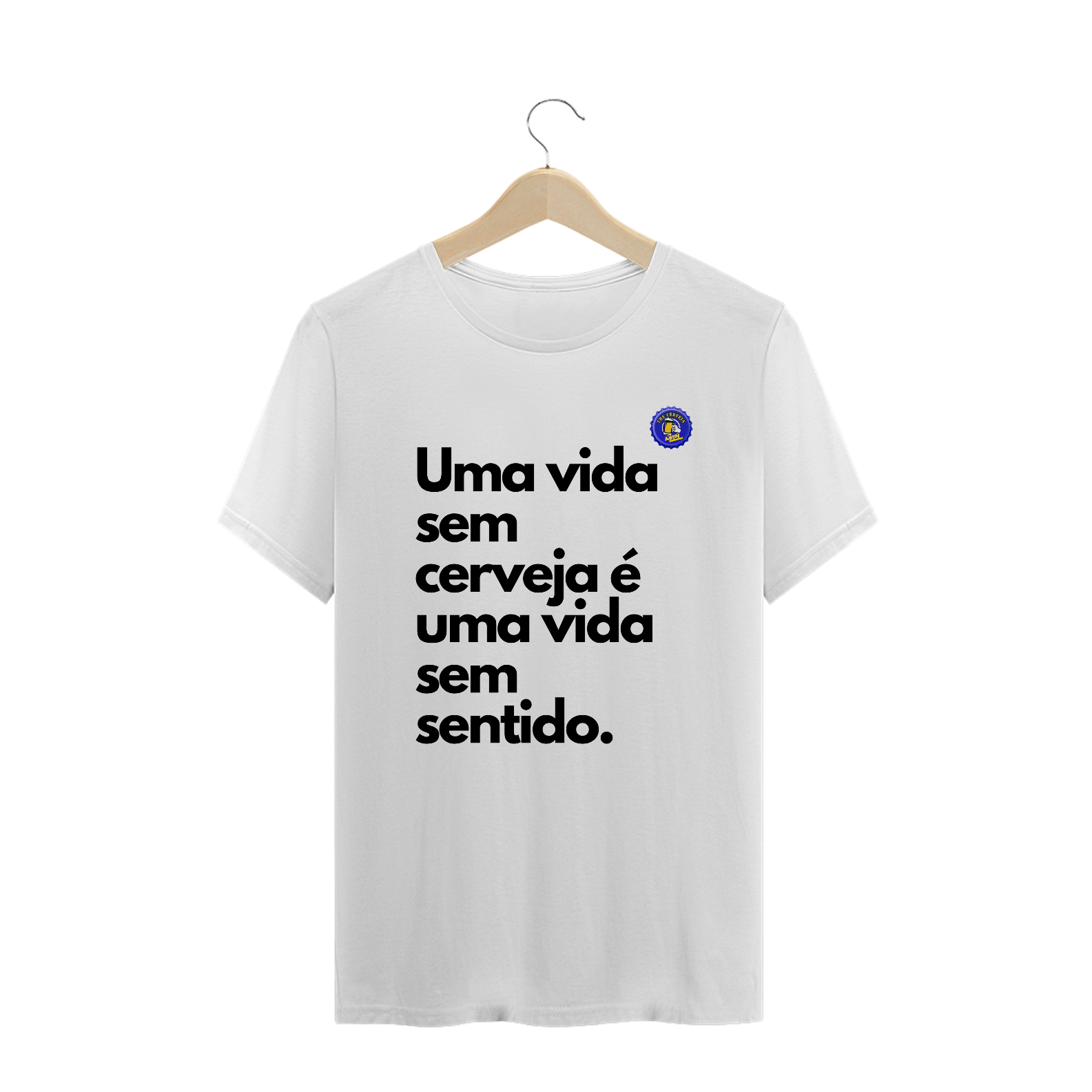 Nome do produto  uma vida sem cerveja - masculina