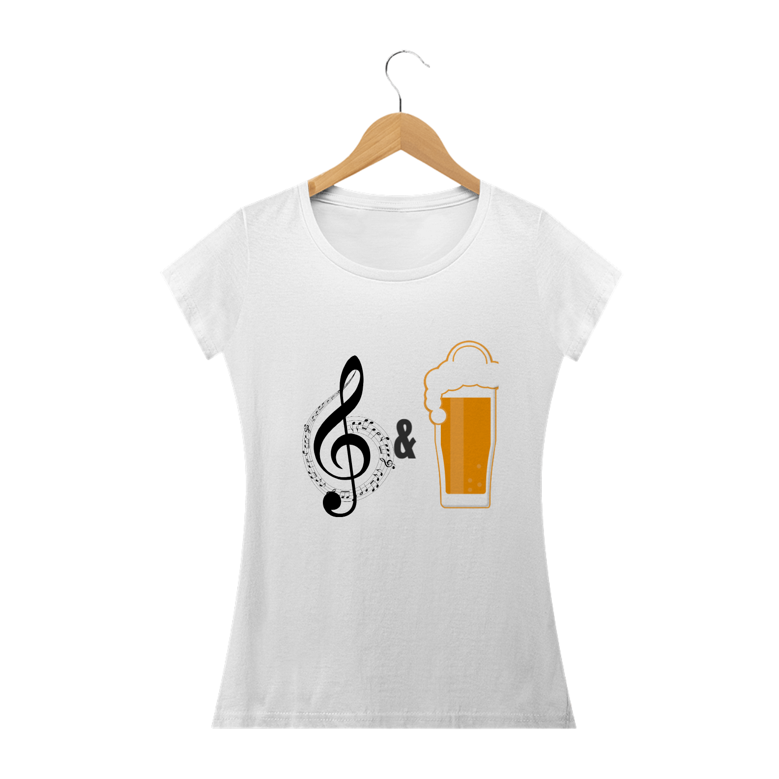 Nome do produto  Música e Cerveja - Feminino