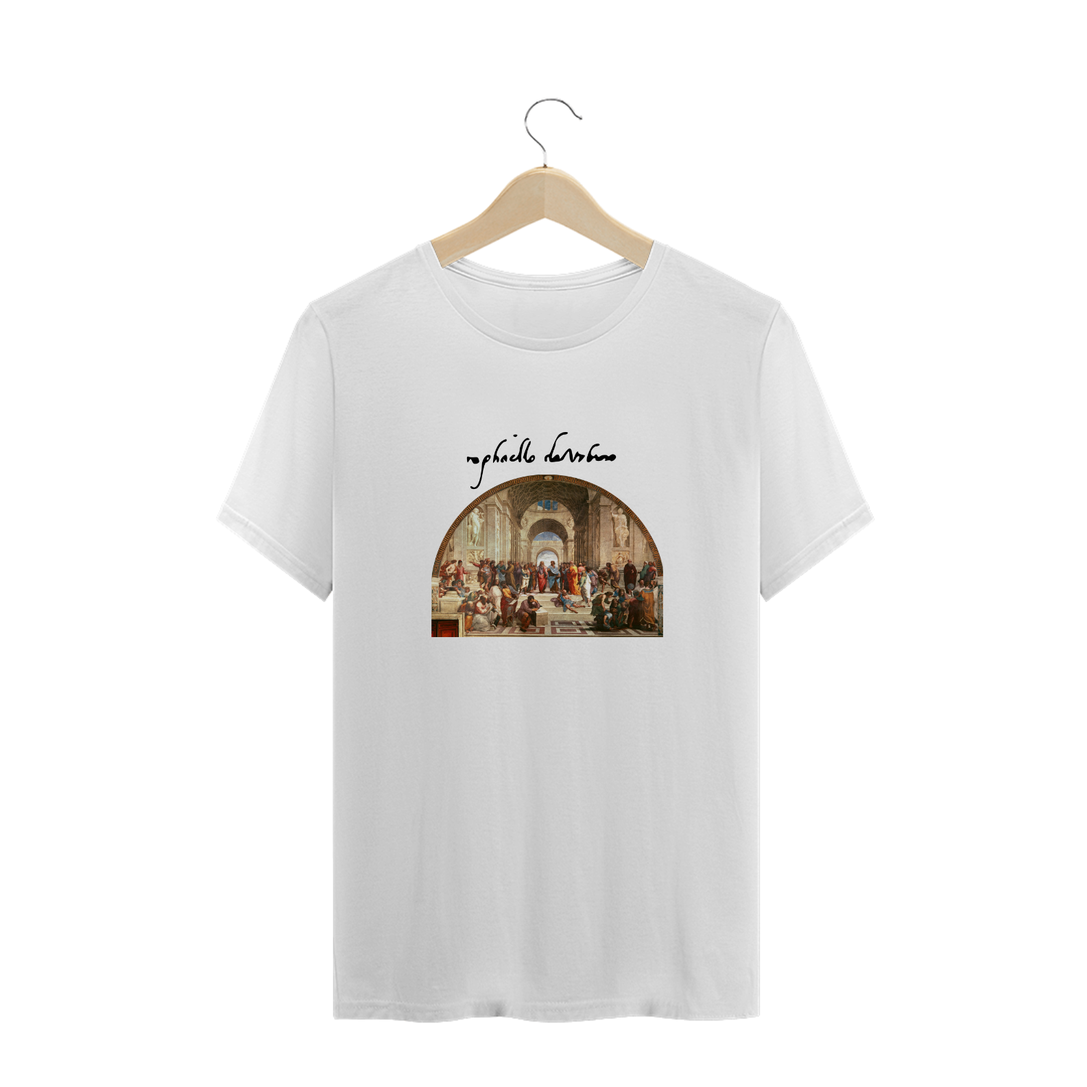 Nome do produto  T-best - Basica PRIME - Genios Renascentistas - Rafael Escola de Atenas 