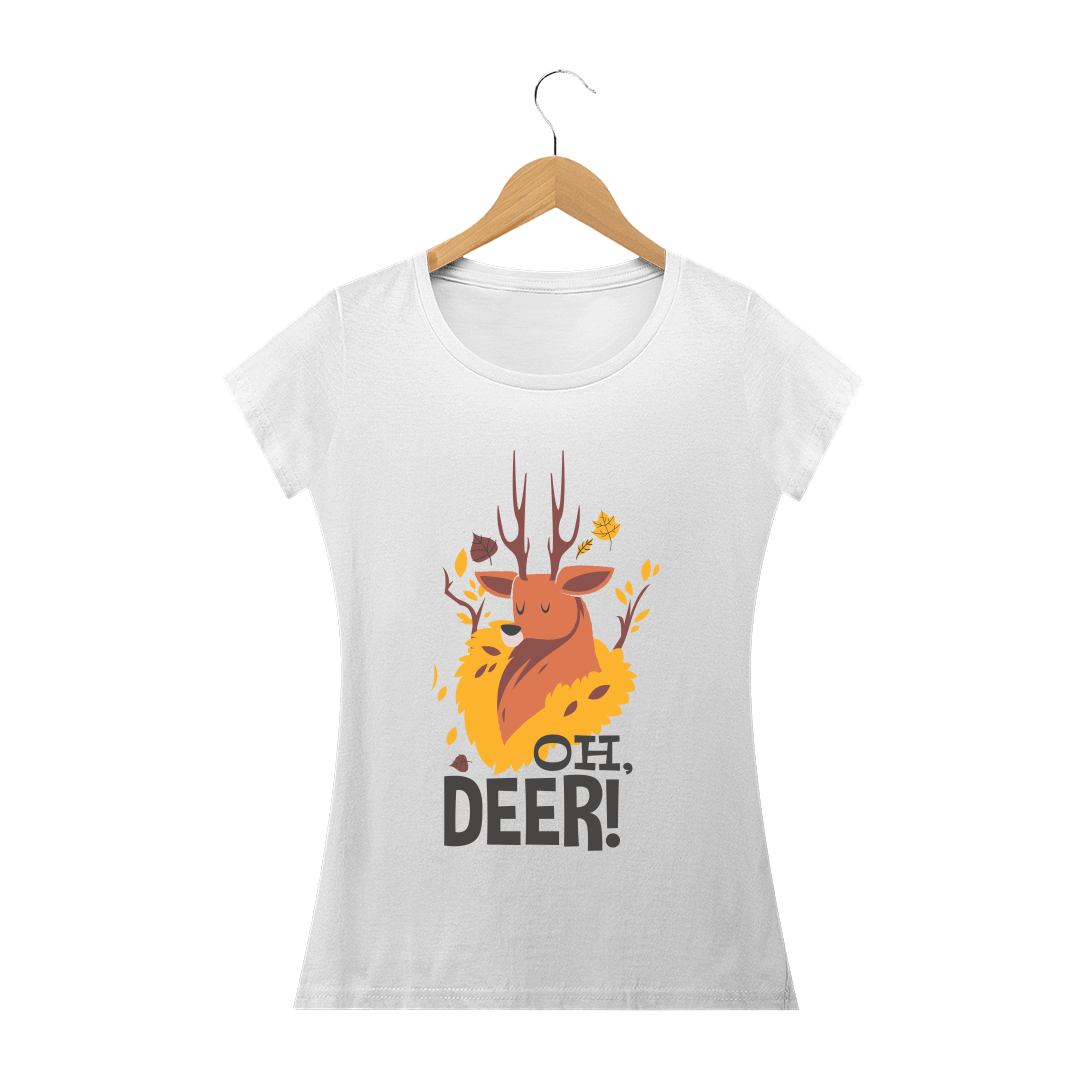Nome do produto  Camiseta Feminina Oh Deer