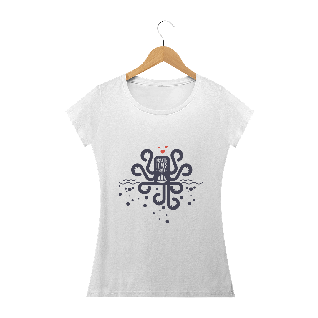 Nome do produto  Camiseta Feminina Kraken