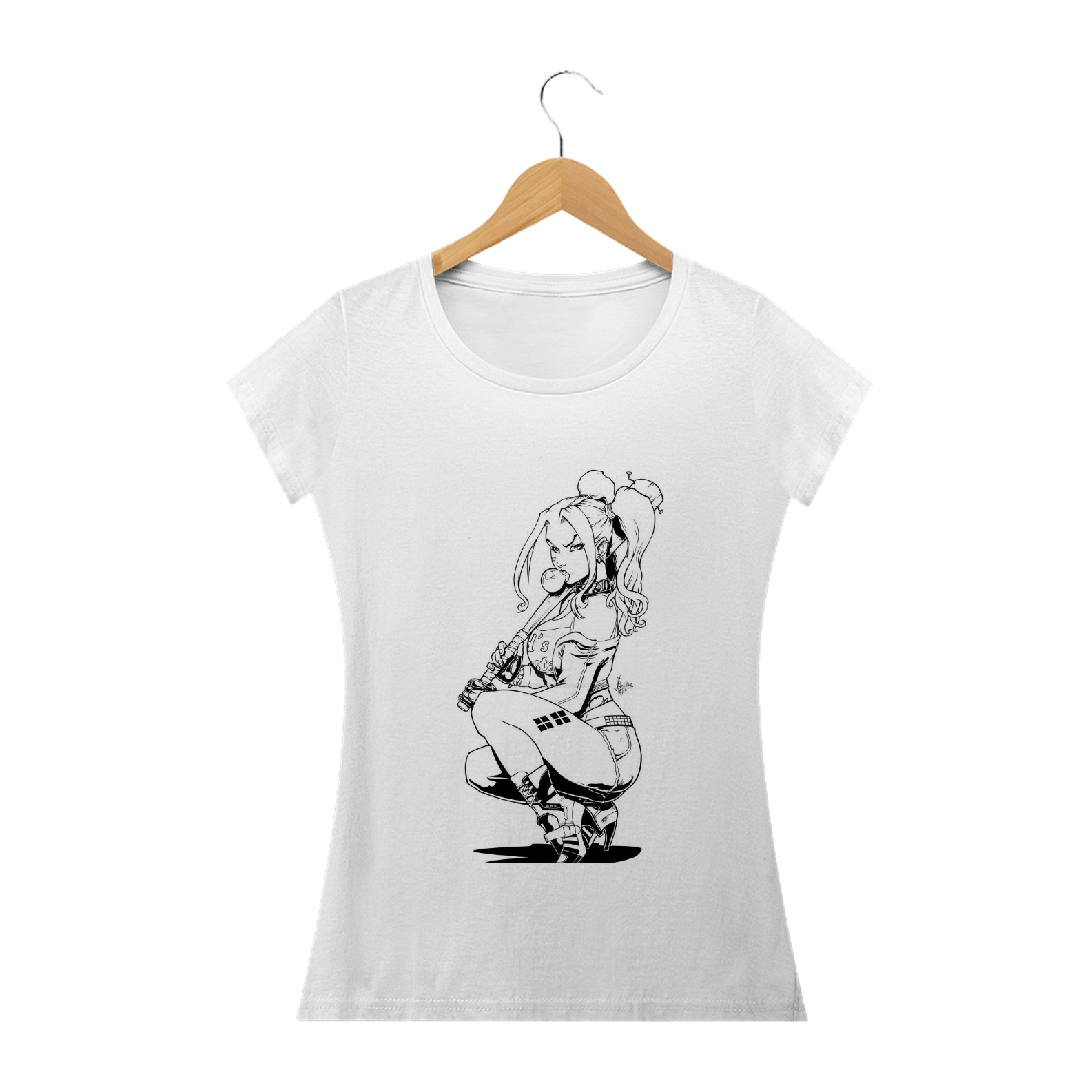 Nome do produto  Camiseta harley quinn
