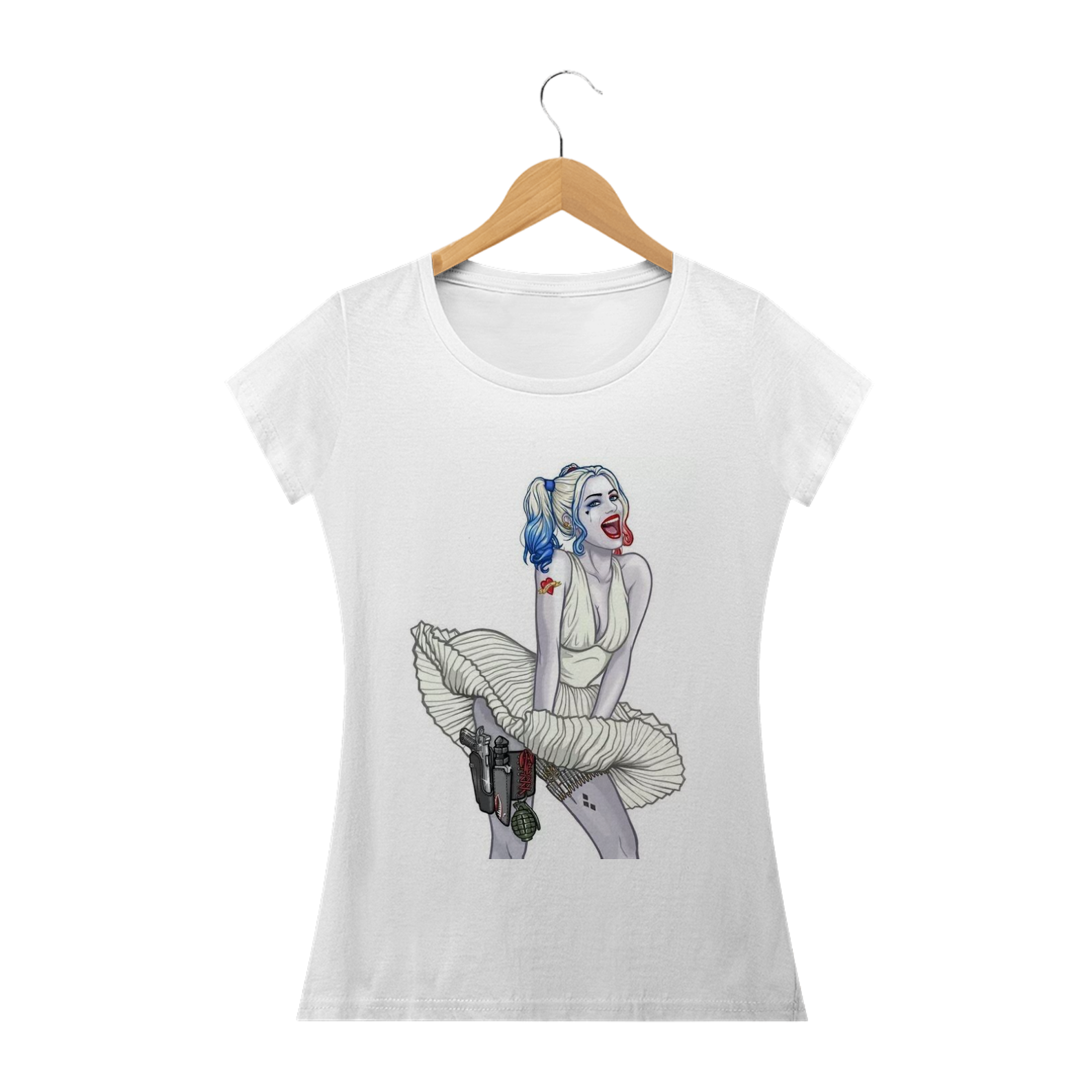Nome do produto  Camiseta harley quinn