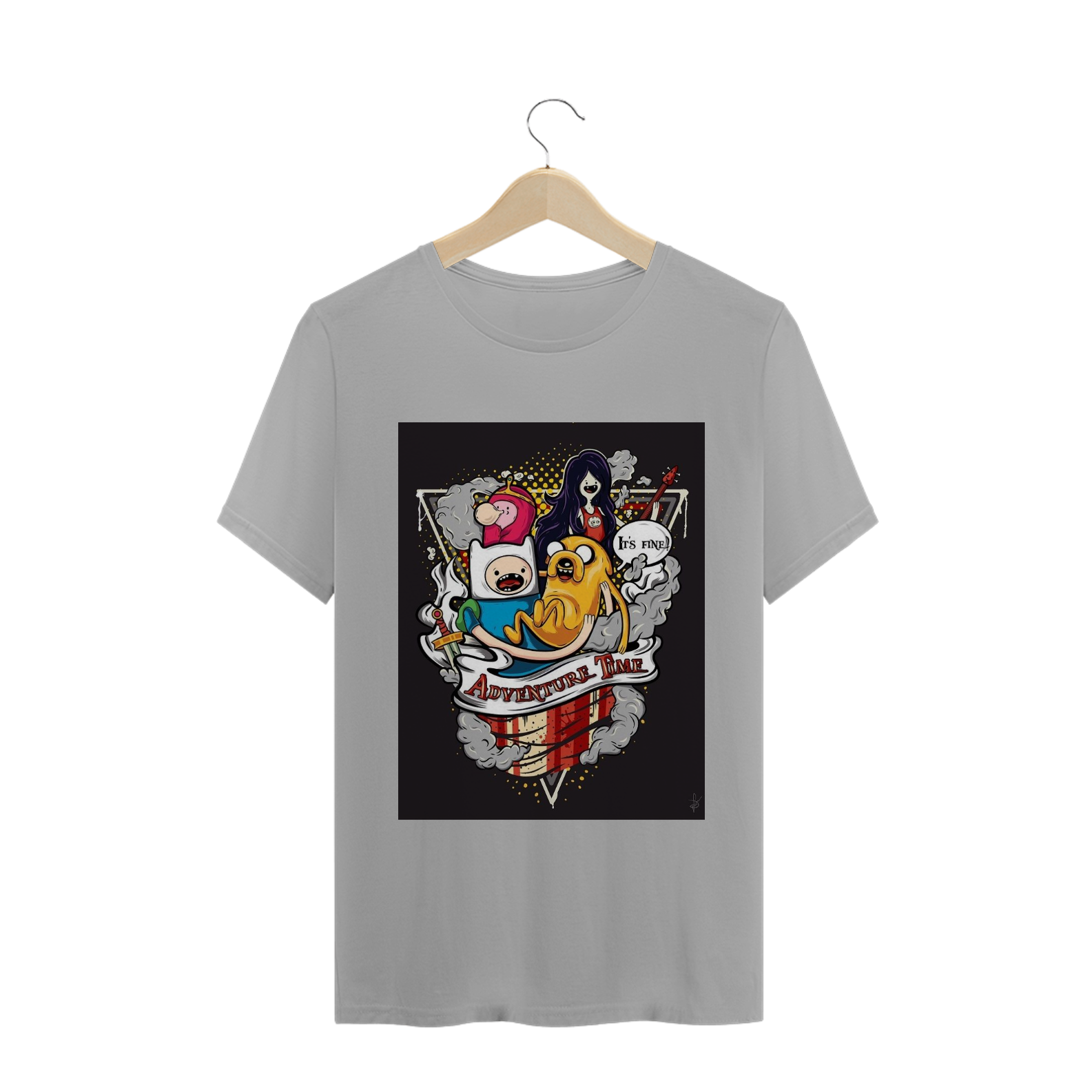 Nome do produto  Camiseta hora de aventura