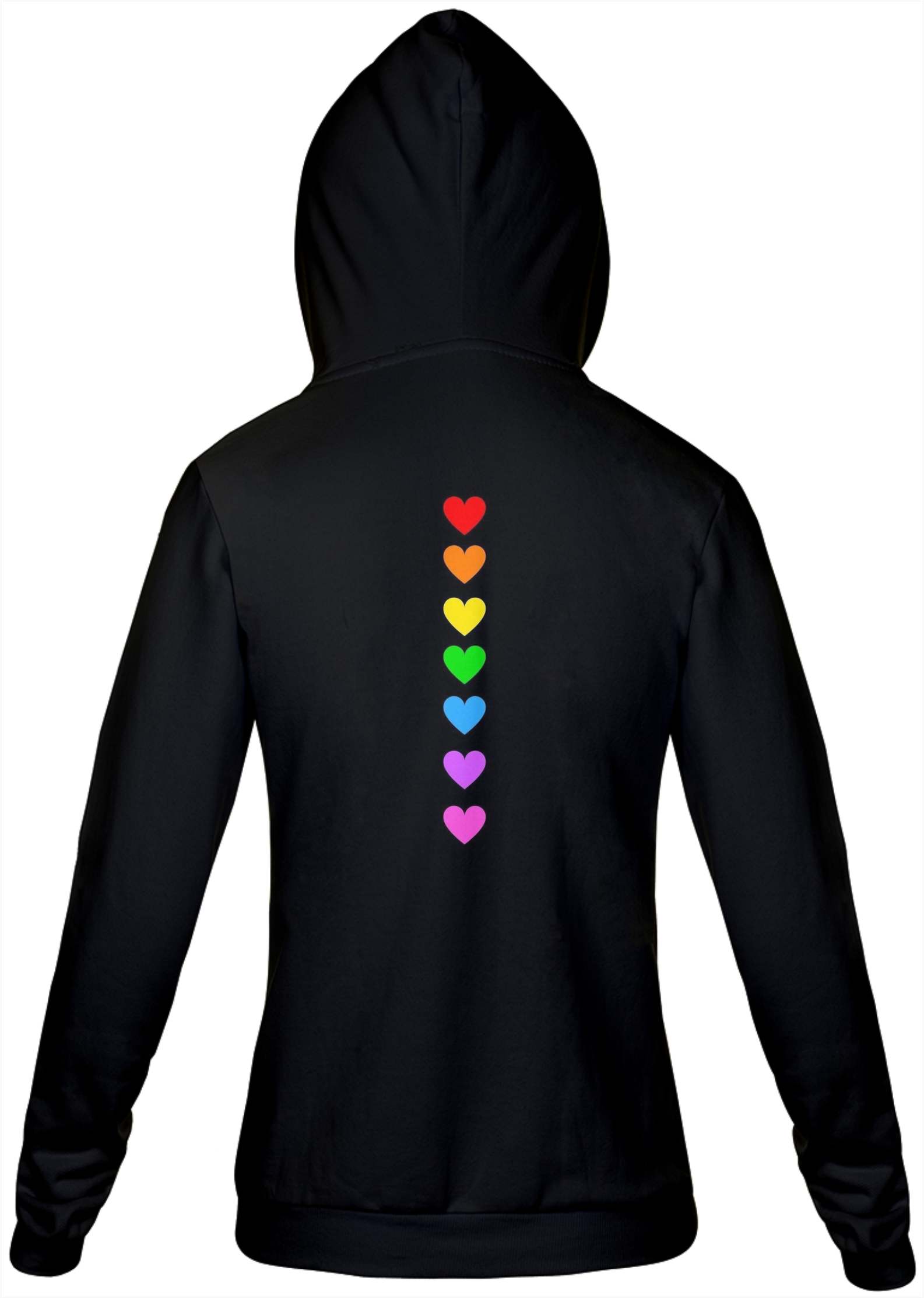 Nome do produto  Blusa de moletom zipado LGBT+