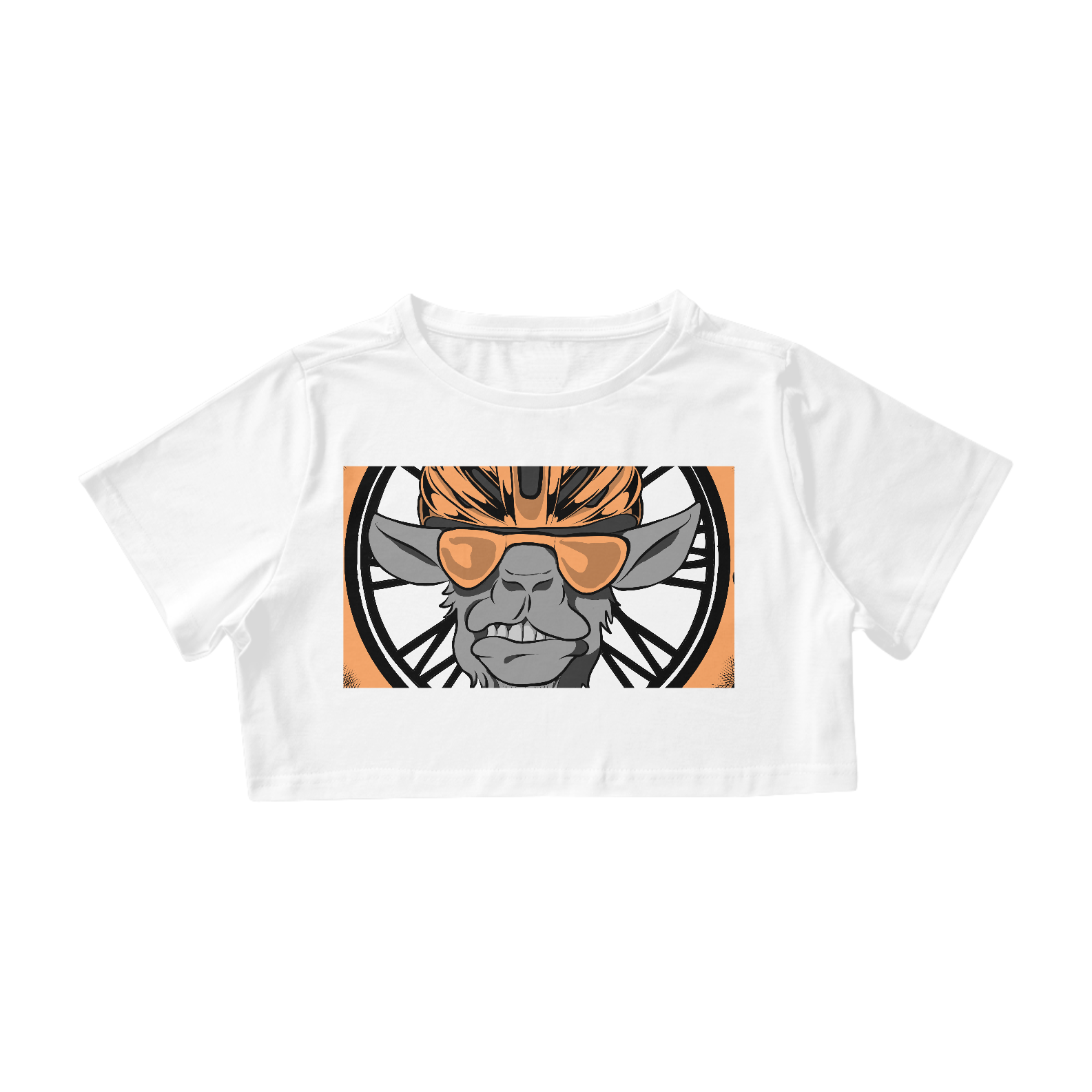 Nome do produto  Camisa Feminina Cropped Bode Magro zoom