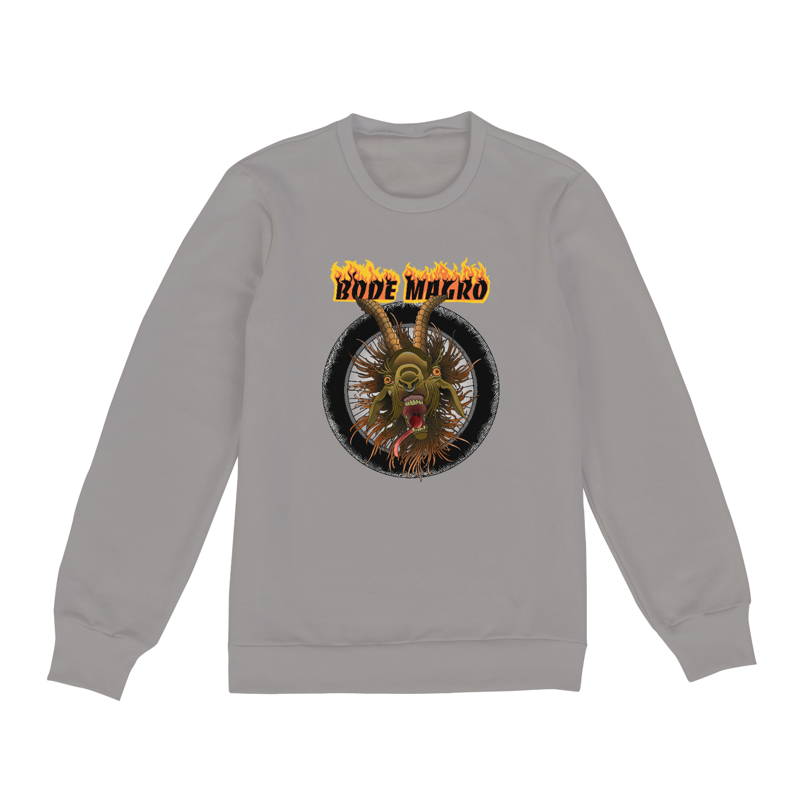 Nome do produto  Moletom Careca Unissex Bode In Flames 