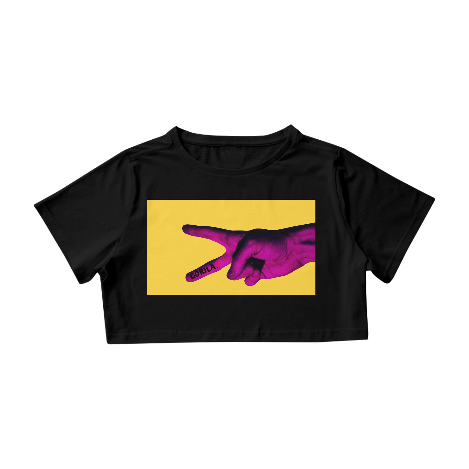 Nome do produto  Cropped Gorila Hand - Gorila co.