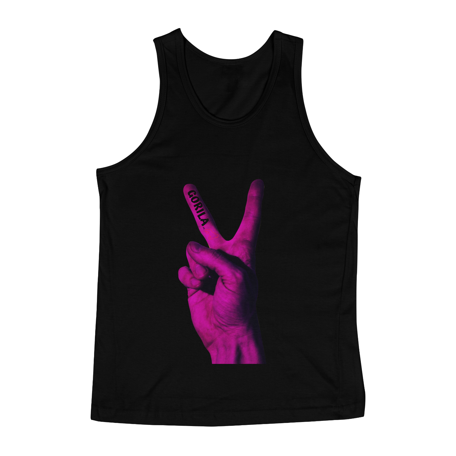 Nome do produto  Regata Peace and Love - Gorila co.