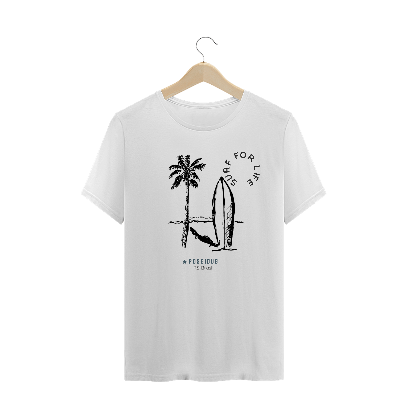 Nome do produto  Camiseta Poseidub surf series